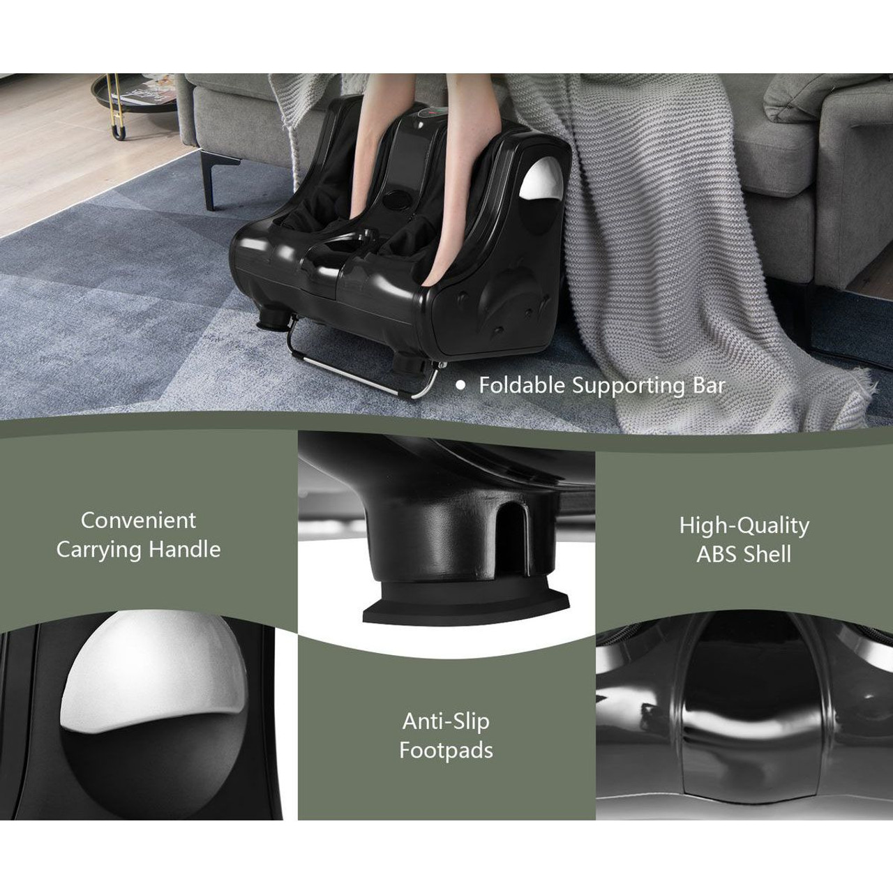 Shiatsu Kneading & Heating Foot/Calf/Leg Massager product image Shiatsu Kneading & Heating Foot/Calf/Leg Massager product image