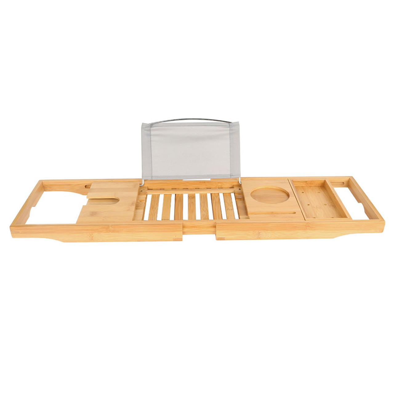 Expandable Bamboo Bathtub Caddy Tray product image