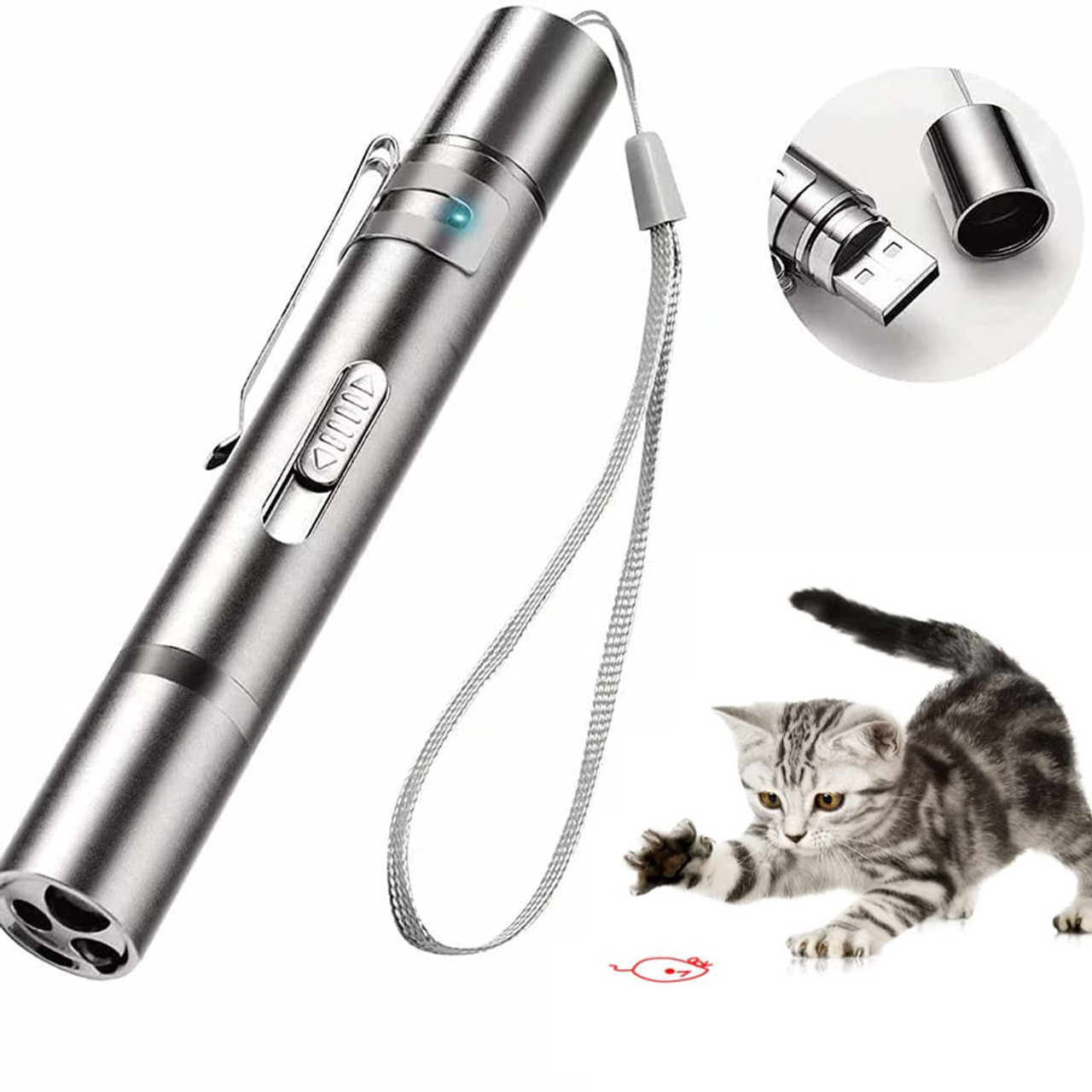 3-in-1 Rechargeable Laser Pointer for Cats