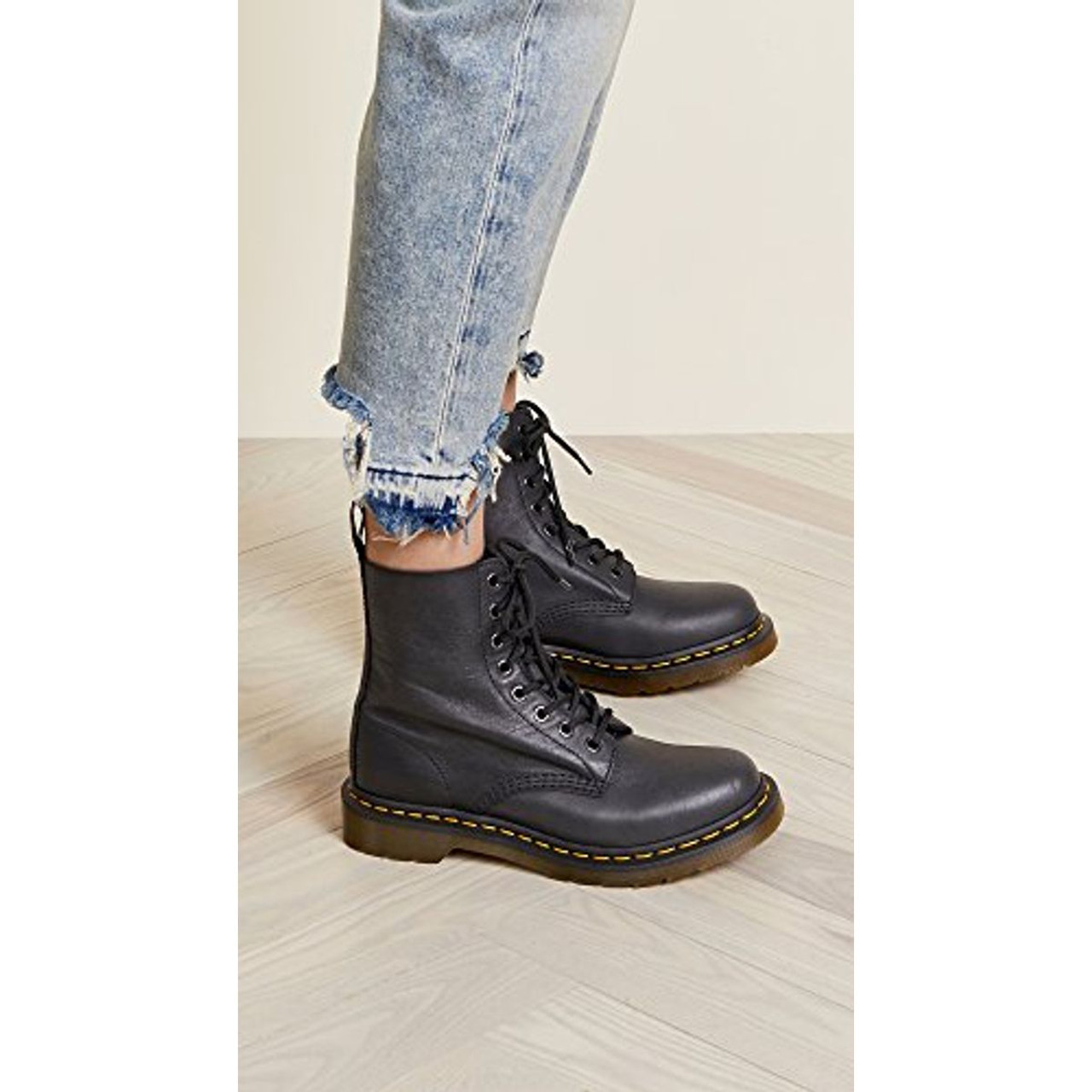 Dr. Martens Women's Leather Combat Boots (Size 6) product image