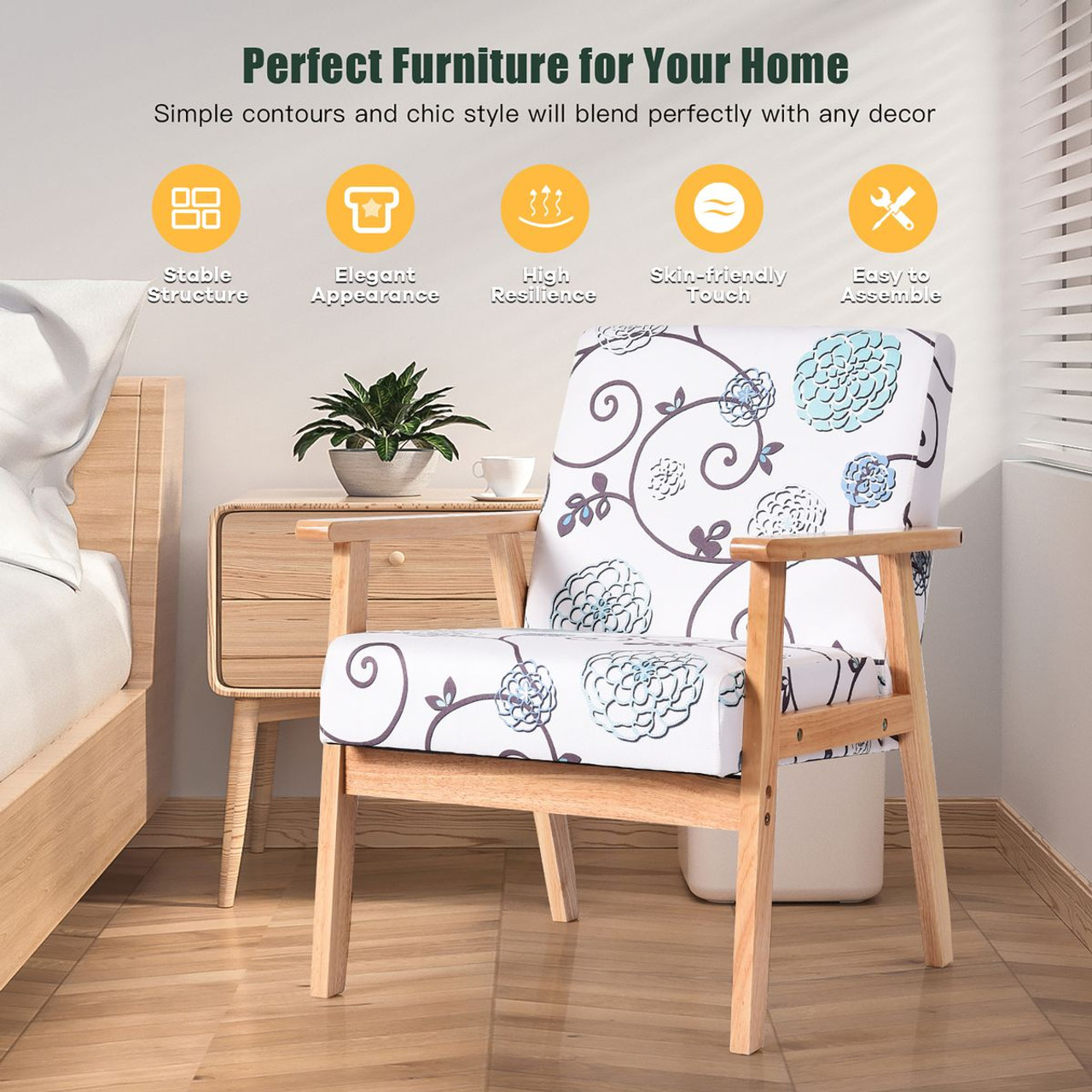 Modern Accent Lounge Armchair product image