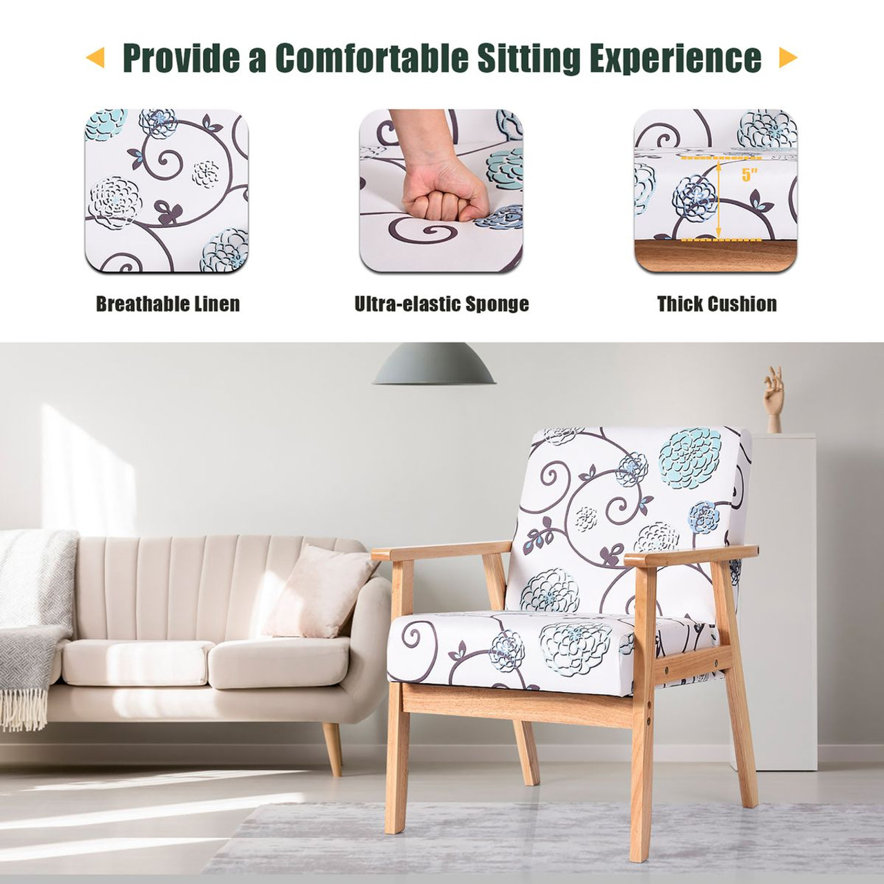 Modern Accent Lounge Armchair product image