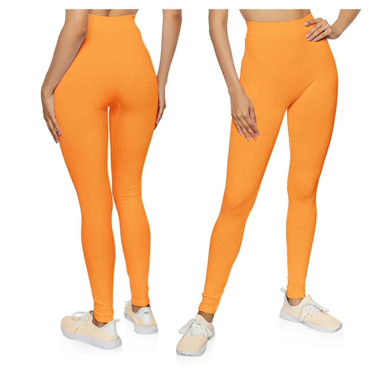 High Waist Elastic Polyester Spandex Seamless Leggings For Women