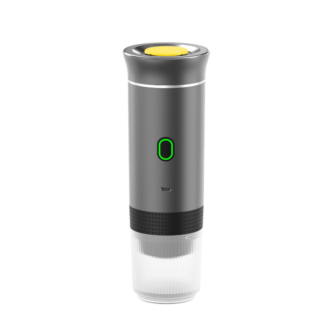 Portable Electric Espresso Mini Machine, Coffee Maker with Ground Coffee and NS Capsule for Machine,Perfect for Hiking,Camping,Office (Gray) product image