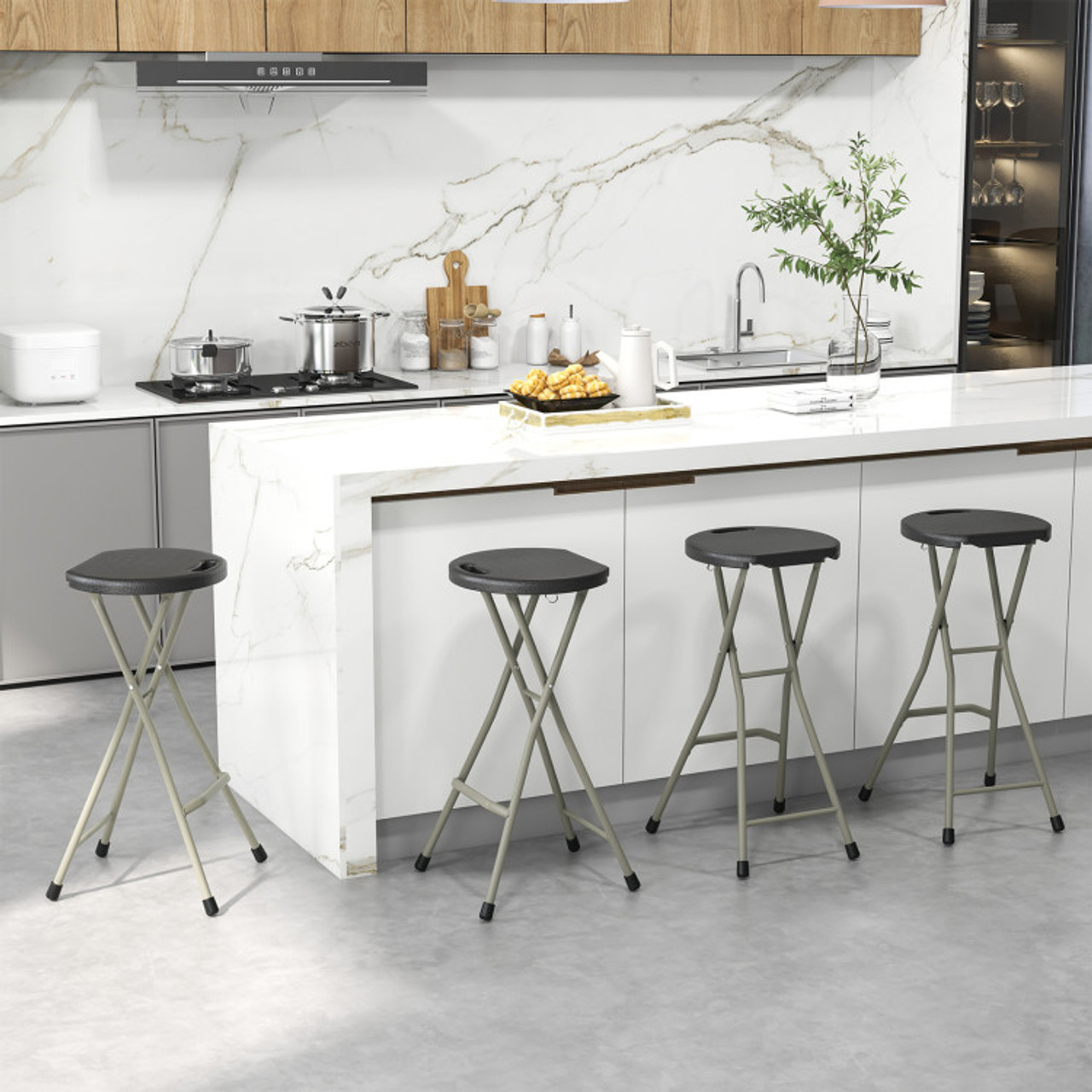 28-Inch Portable Folding Stool (1 to 4-Pack) product image