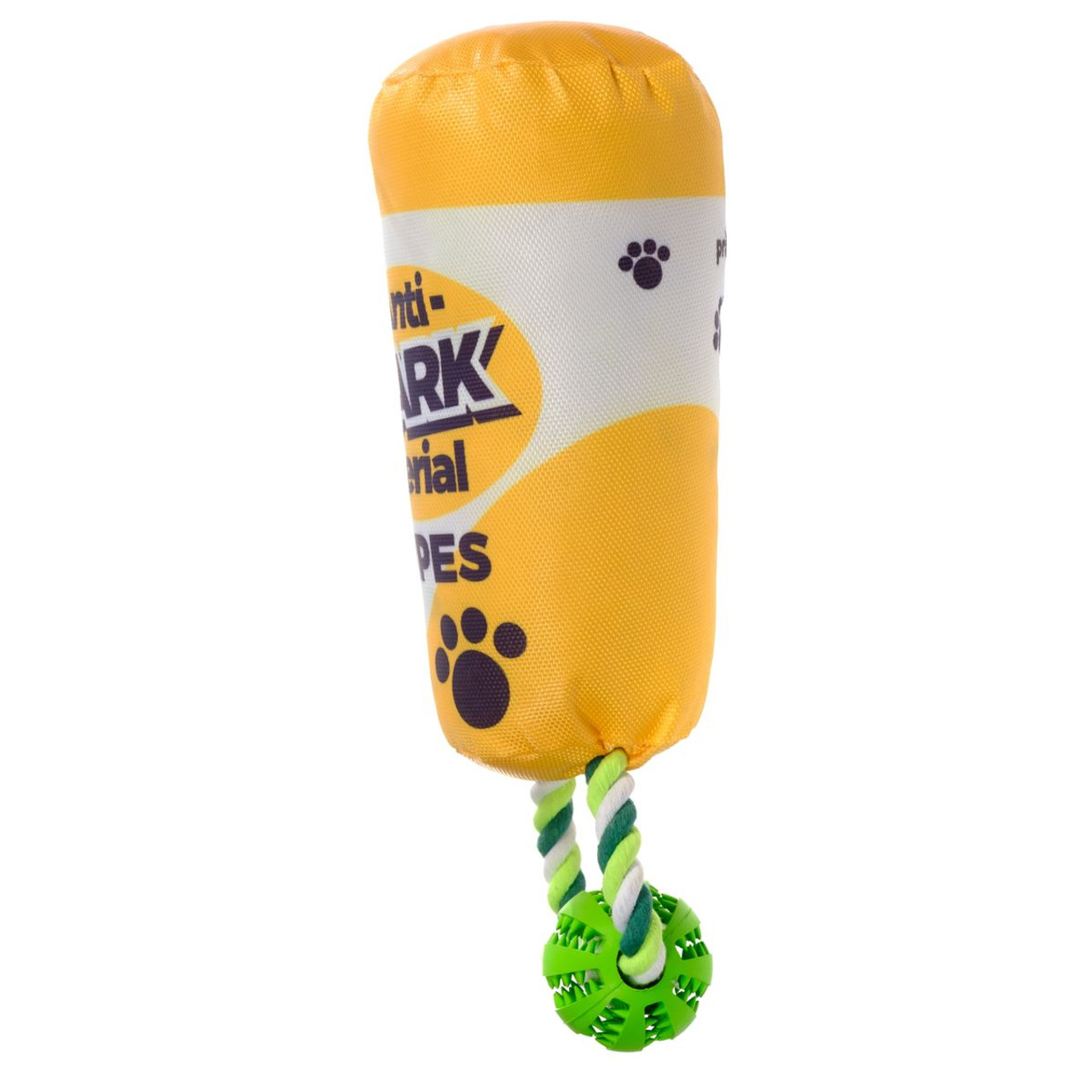 14-Inch Durable Soft Plush Squeaky Rope Dog Toy product image