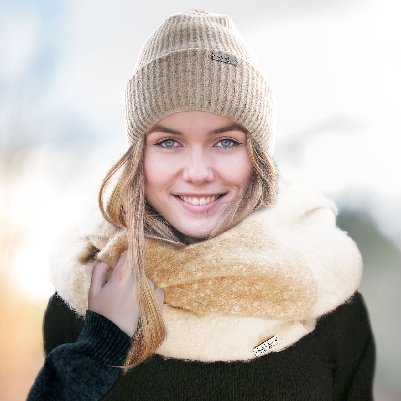 Nicole Miller Women's Beanie and Scarf Set product image