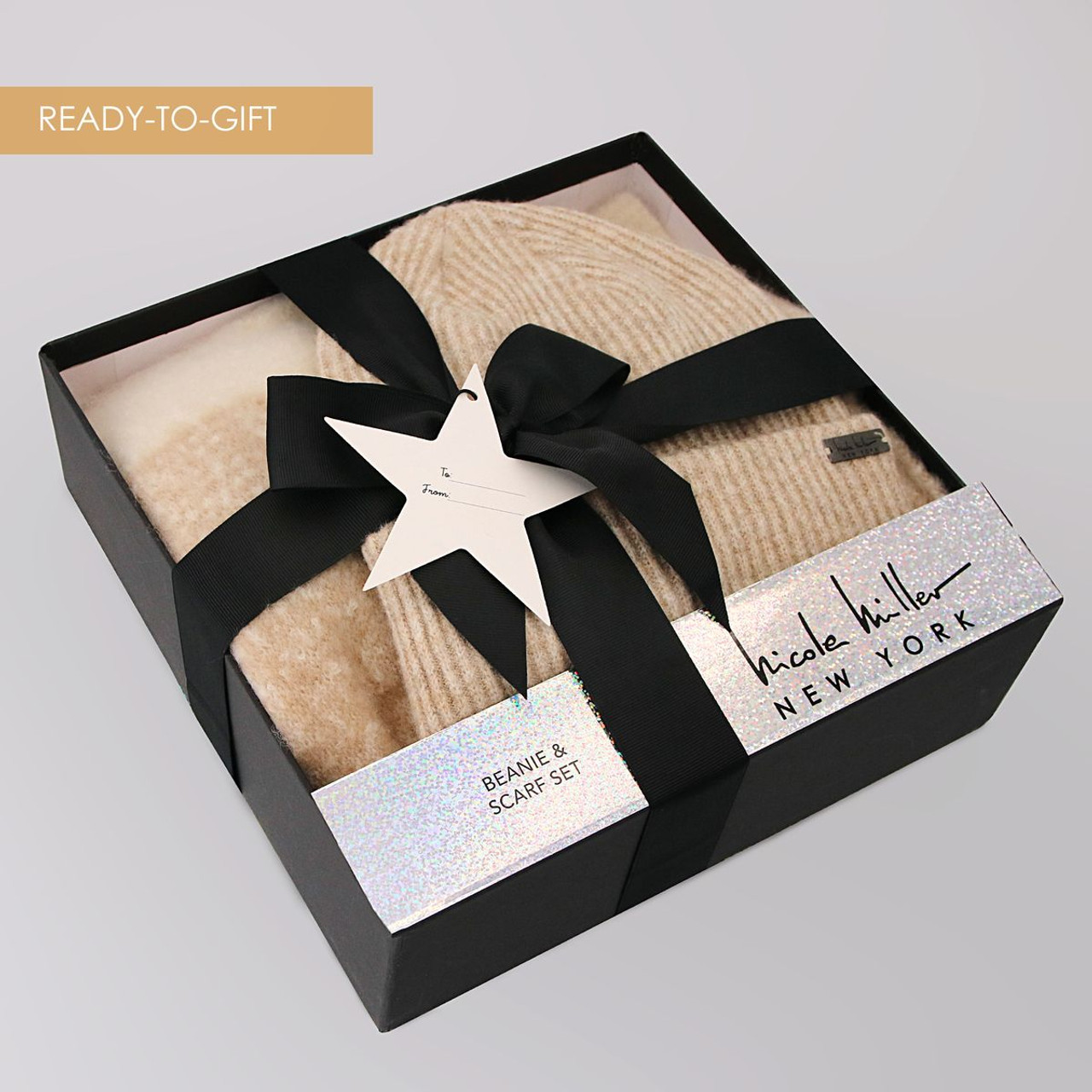 Nicole Miller Women's Beanie and Scarf Set product image