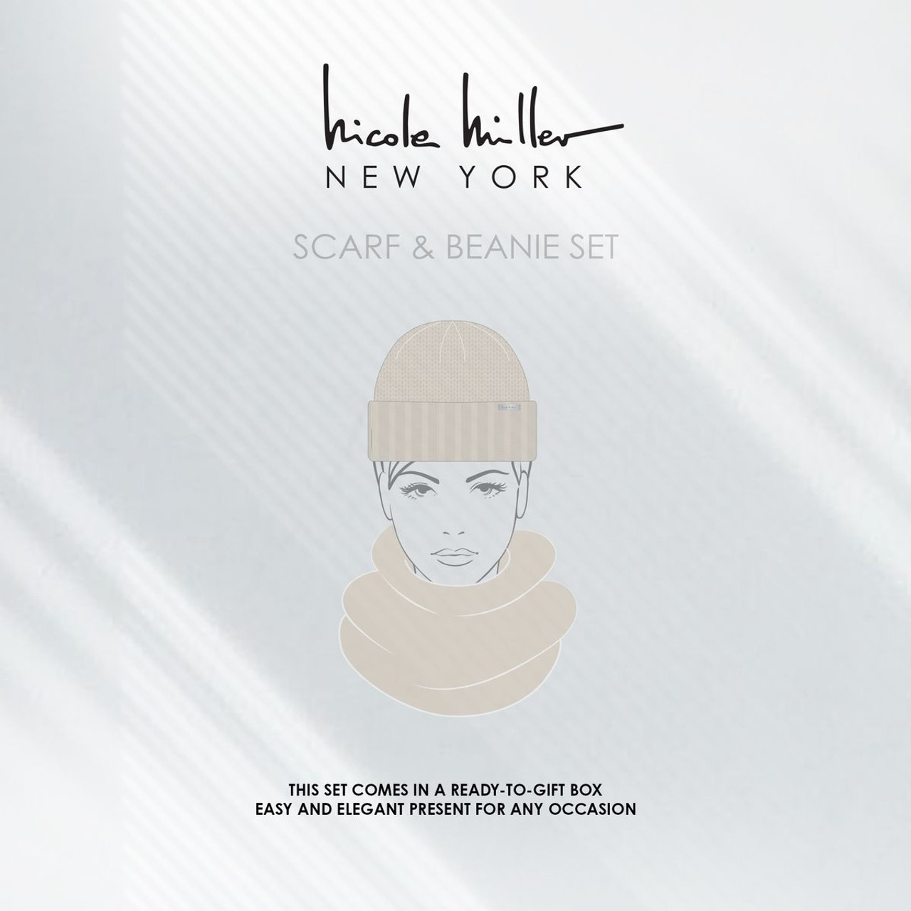 Nicole Miller Women's Beanie and Scarf Set product image