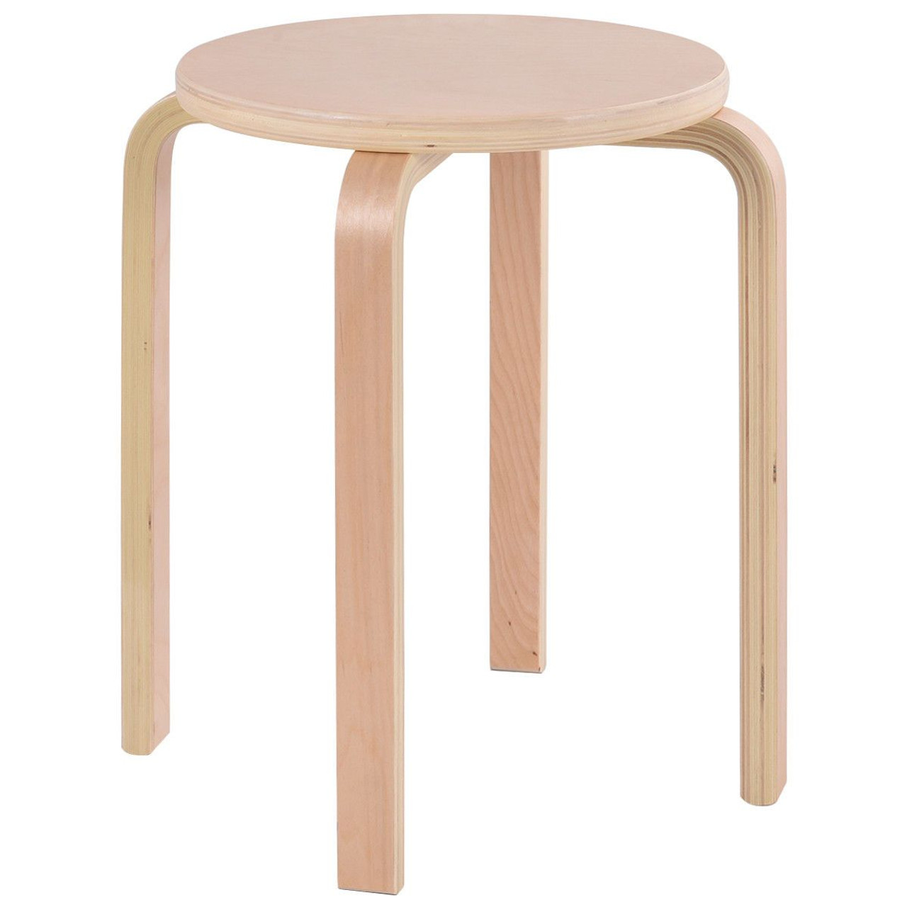 17-Inch Bentwood Stools with Round Top (Set of 4) product image
