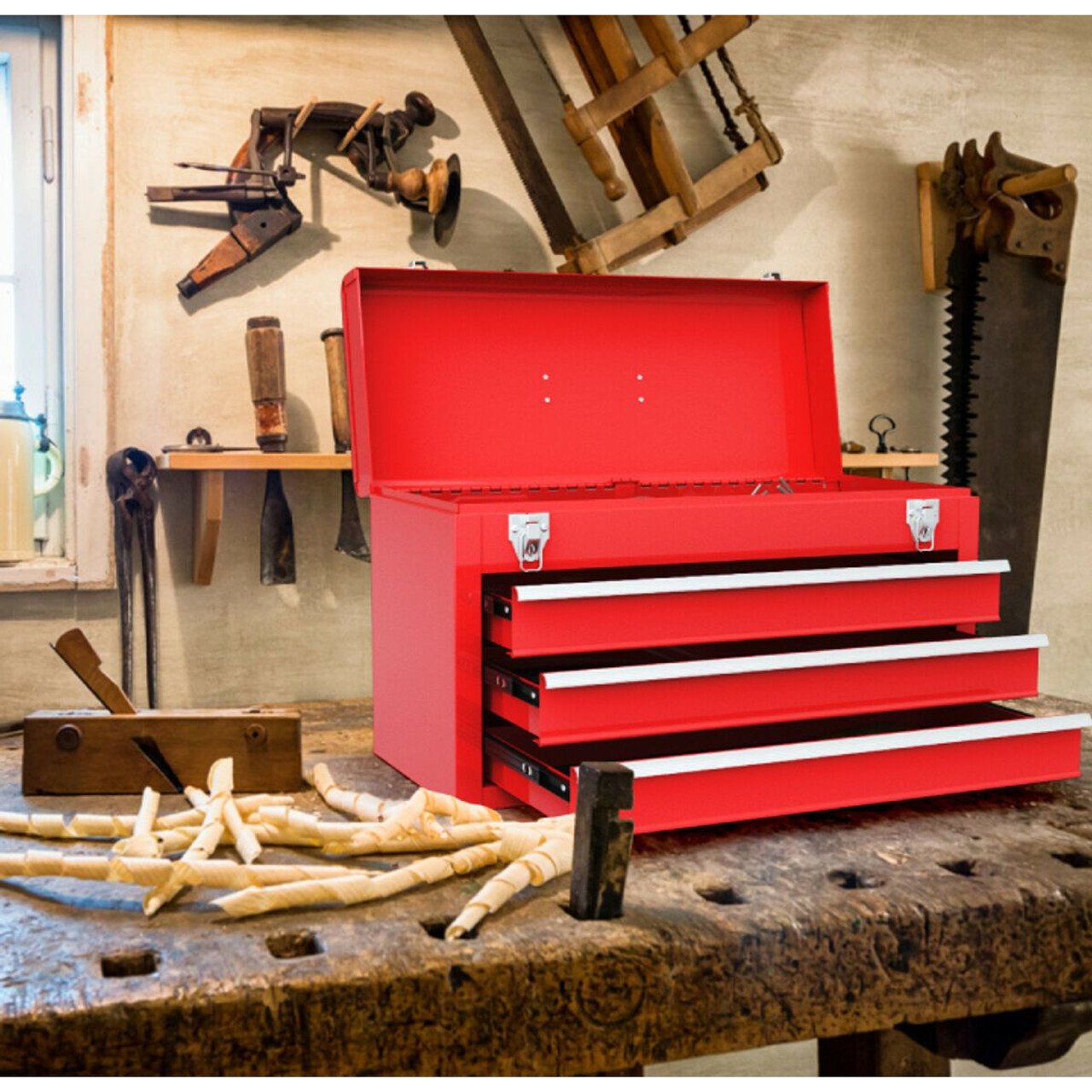 Portable 3-Drawer Tool Storage Box product image