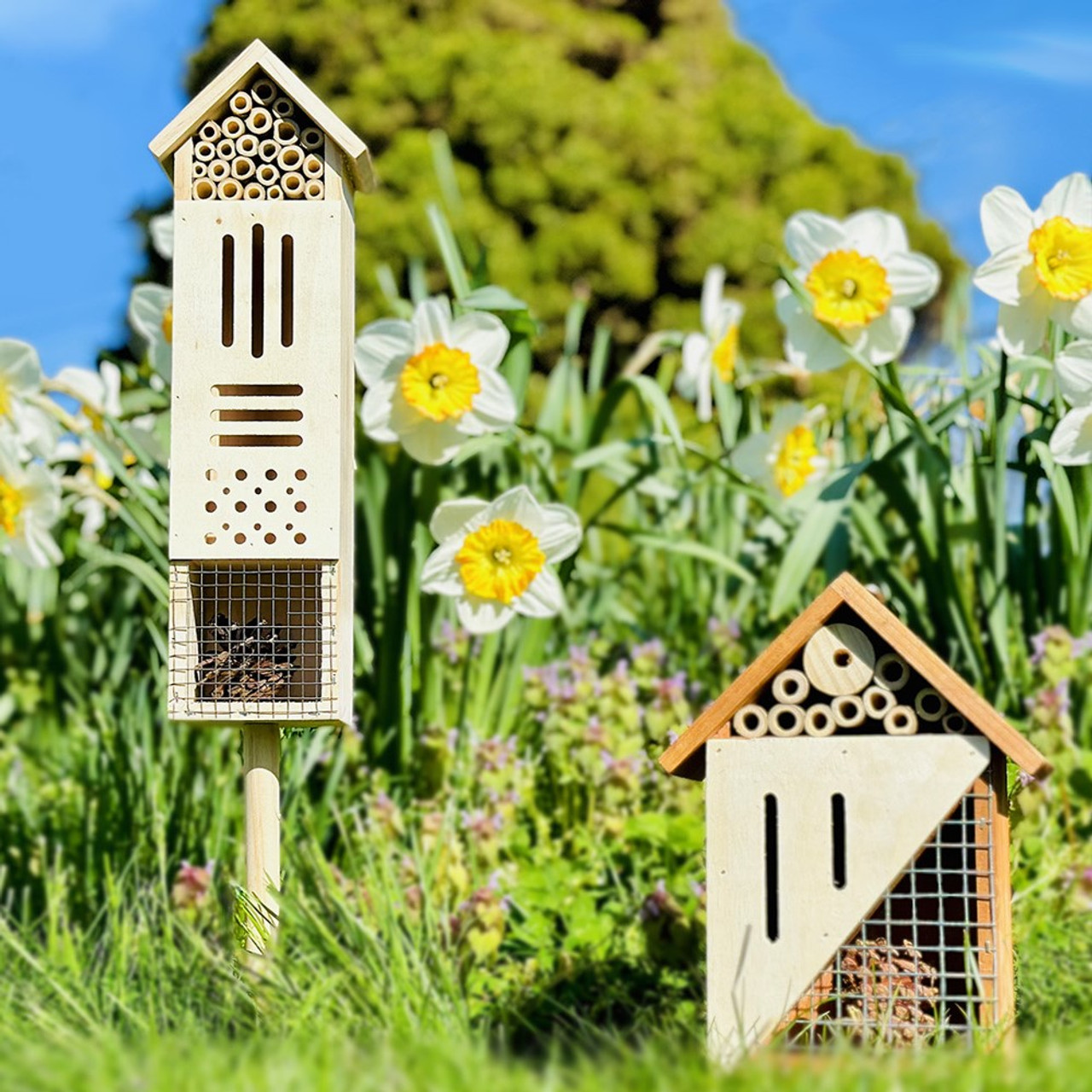 Bee & Butterfly Wooden Insect Home or Palace (1 or 2-Pack) product image