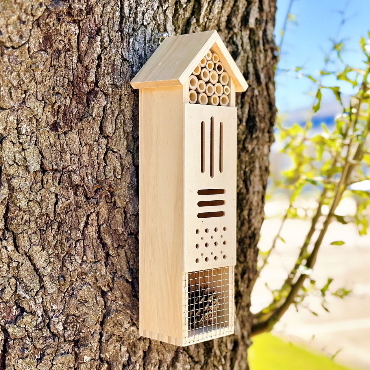 Bee & Butterfly Wooden Insect Home or Palace (1 or 2-Pack) product image