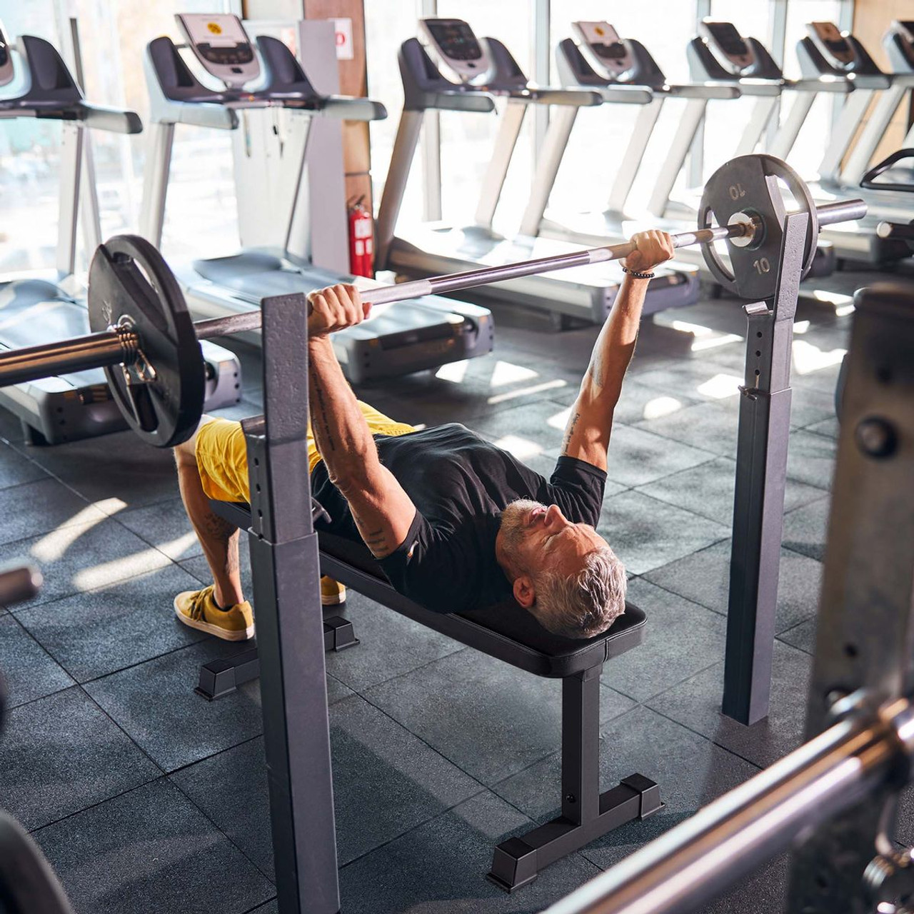 660-Pound Capacity Flat, Heavy-Duty Strength Training Bench product image