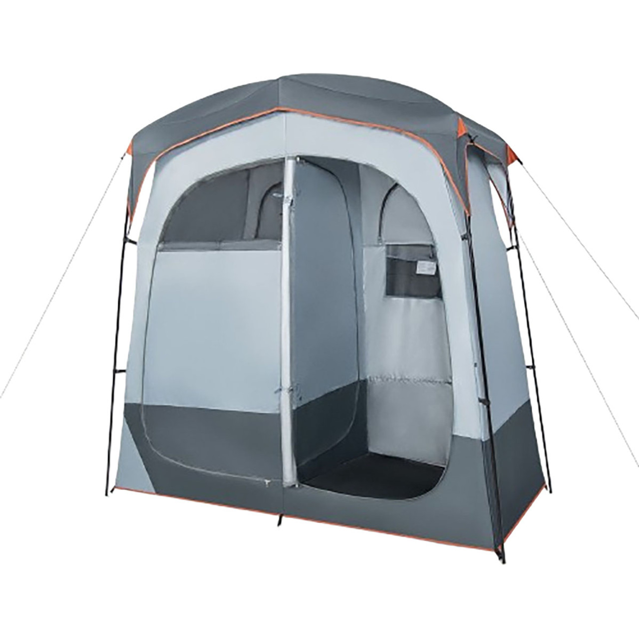 2-Room Privacy Shower Tent with Removable Rain Fly & Inside Pocket product image