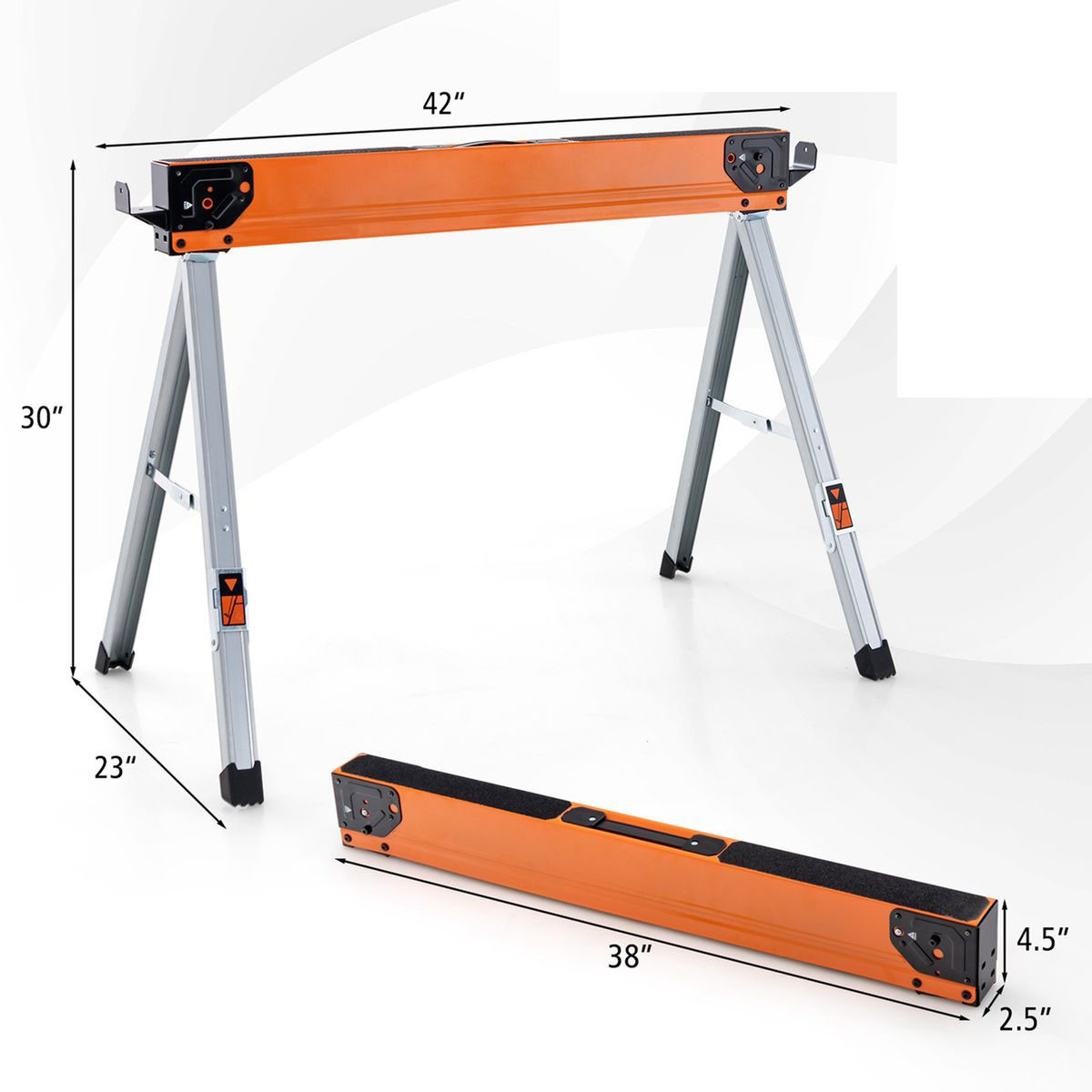 Heavy-Duty Folding Sawhorse (Set of 2) product image