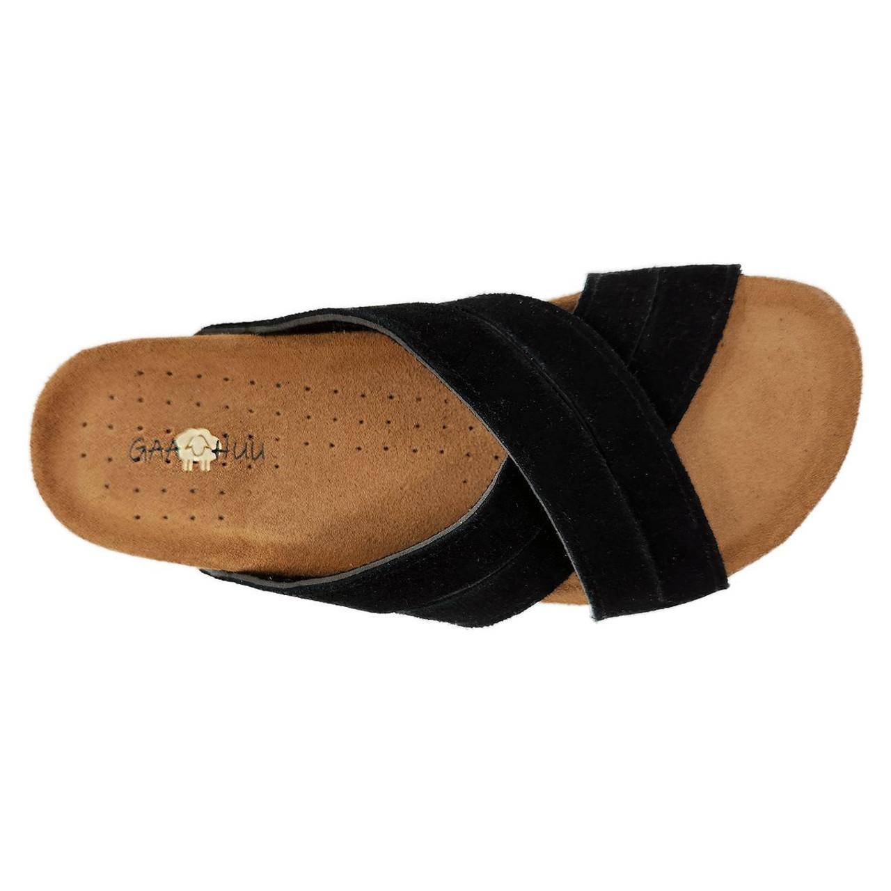 GAAHUU Women's Leather Crisscross Sandals product image