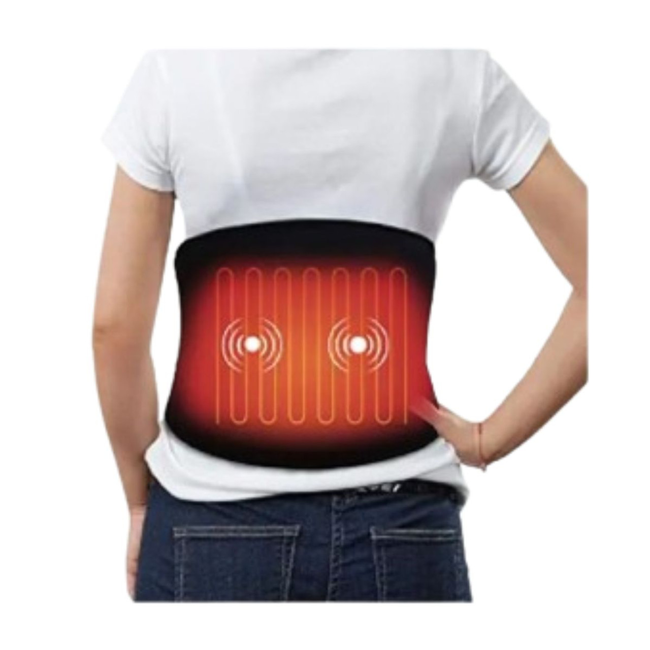 Warmrest Cordless Heating Pad Back Massager Brace for Lower Back Pain product image