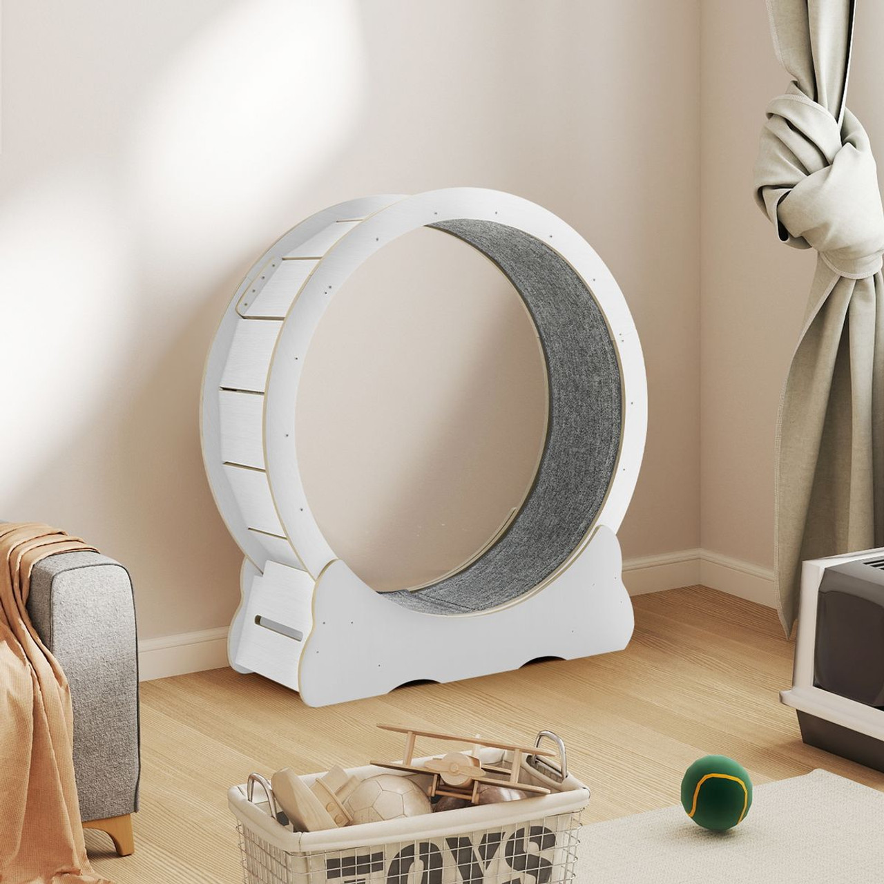 35.8” Cat Wheel with Detachable Carpeted Runway product image