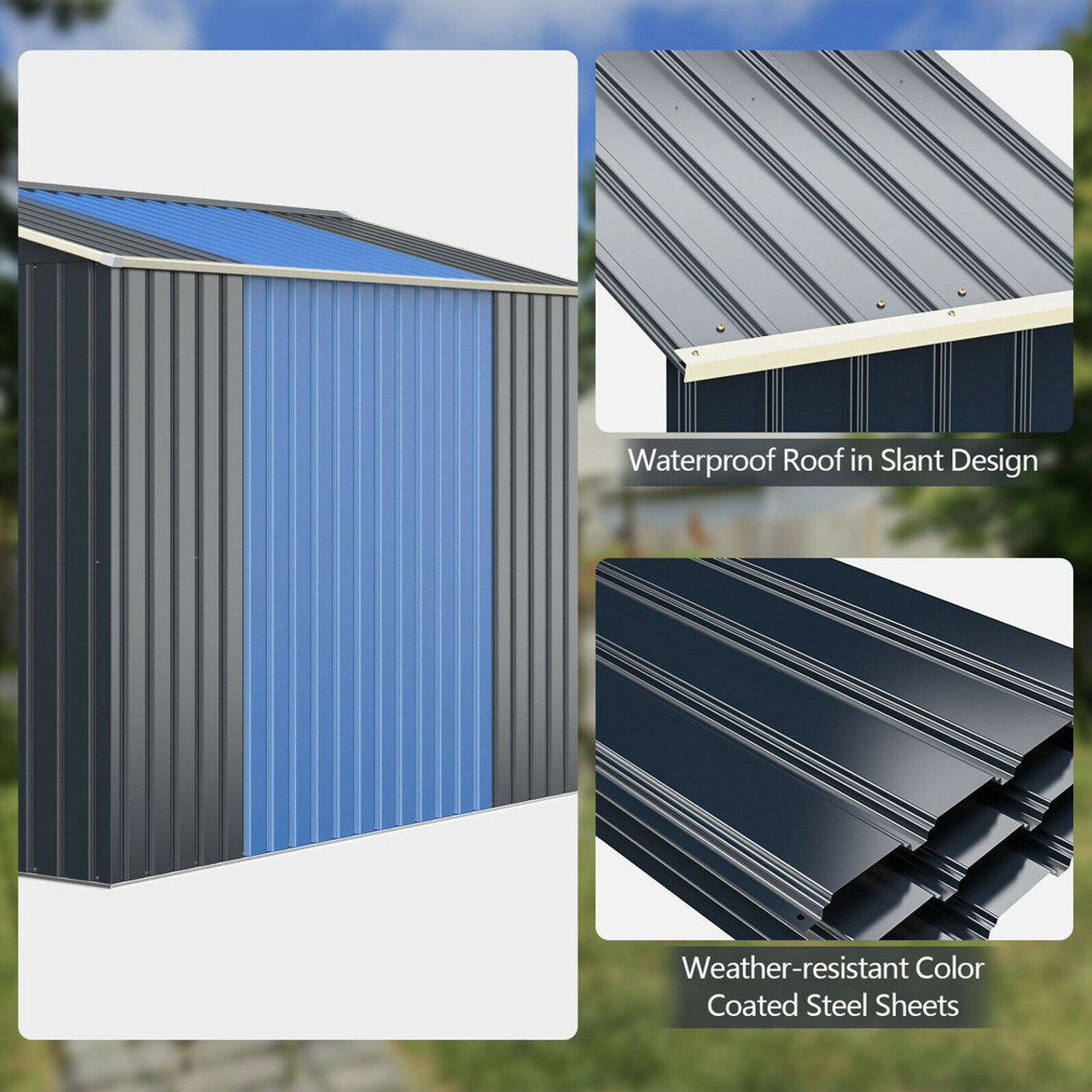 Outdoor Storage Shed Extension Kit (3 Sizes) product image