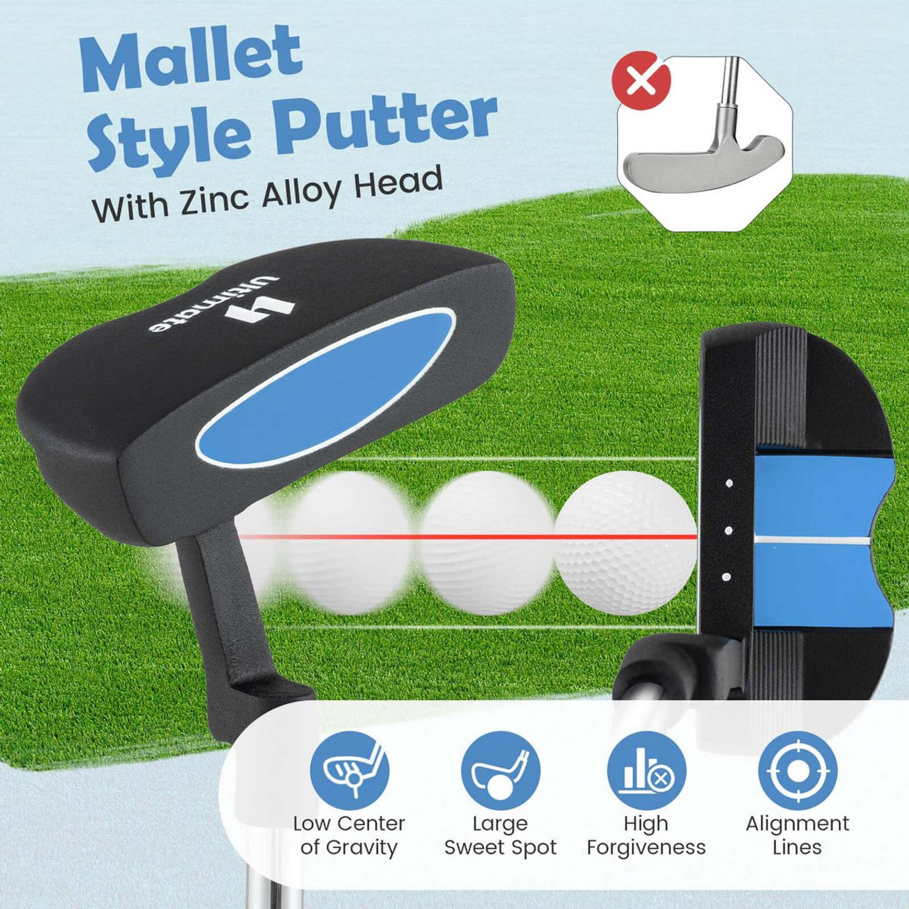 Ultimate 30" Junior Mallet Putter product image