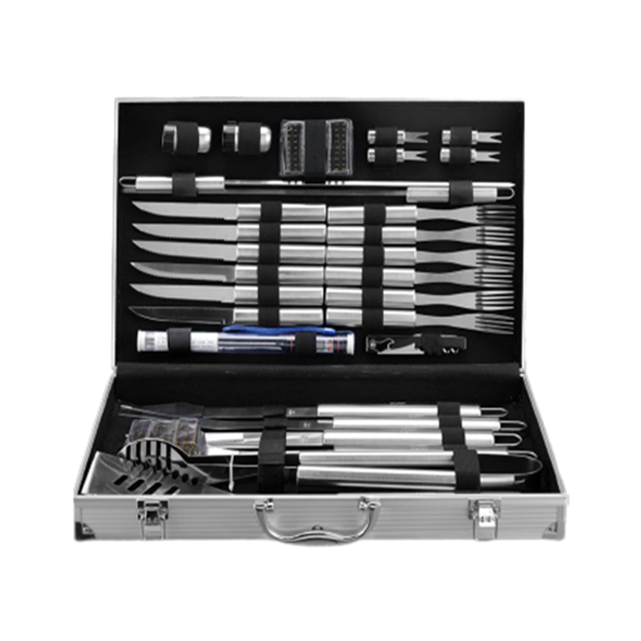 Cheer Collection 30-Piece BBQ Set with Aluminum Case product image