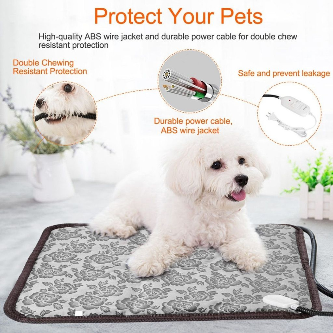 Waterproof Adjustable Electric Heating Pad for Pets product image