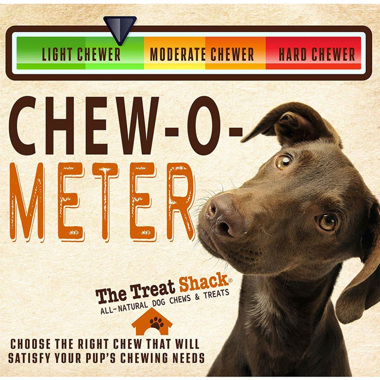 The Treat Shack Large White Cow Ear with Base Dog Treat (5 to 15-Count) product image