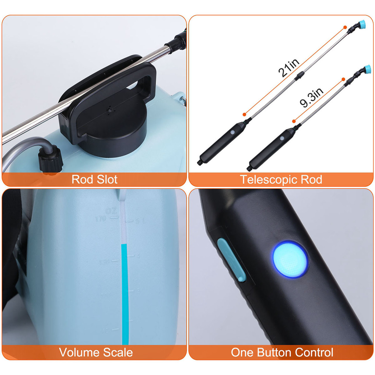 5L Electric Garden Plant Pump Sprayer product image