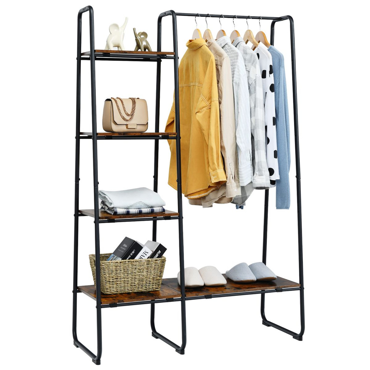 Standing Garment Rack Closet Organizer product image