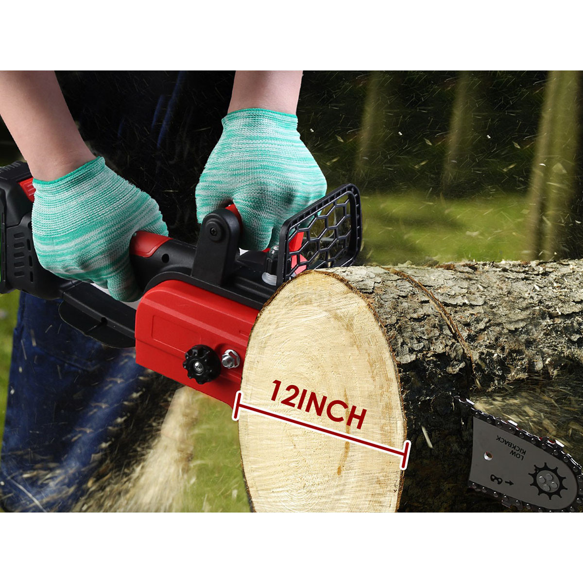 Imountek 12" Electric Cordless Chainsaw product image