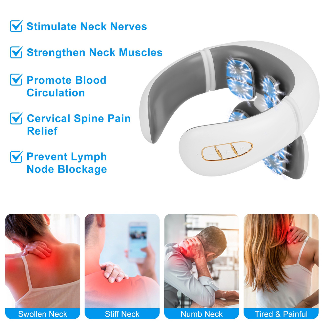 iMounTEK Portable Heated Neck Massager product image