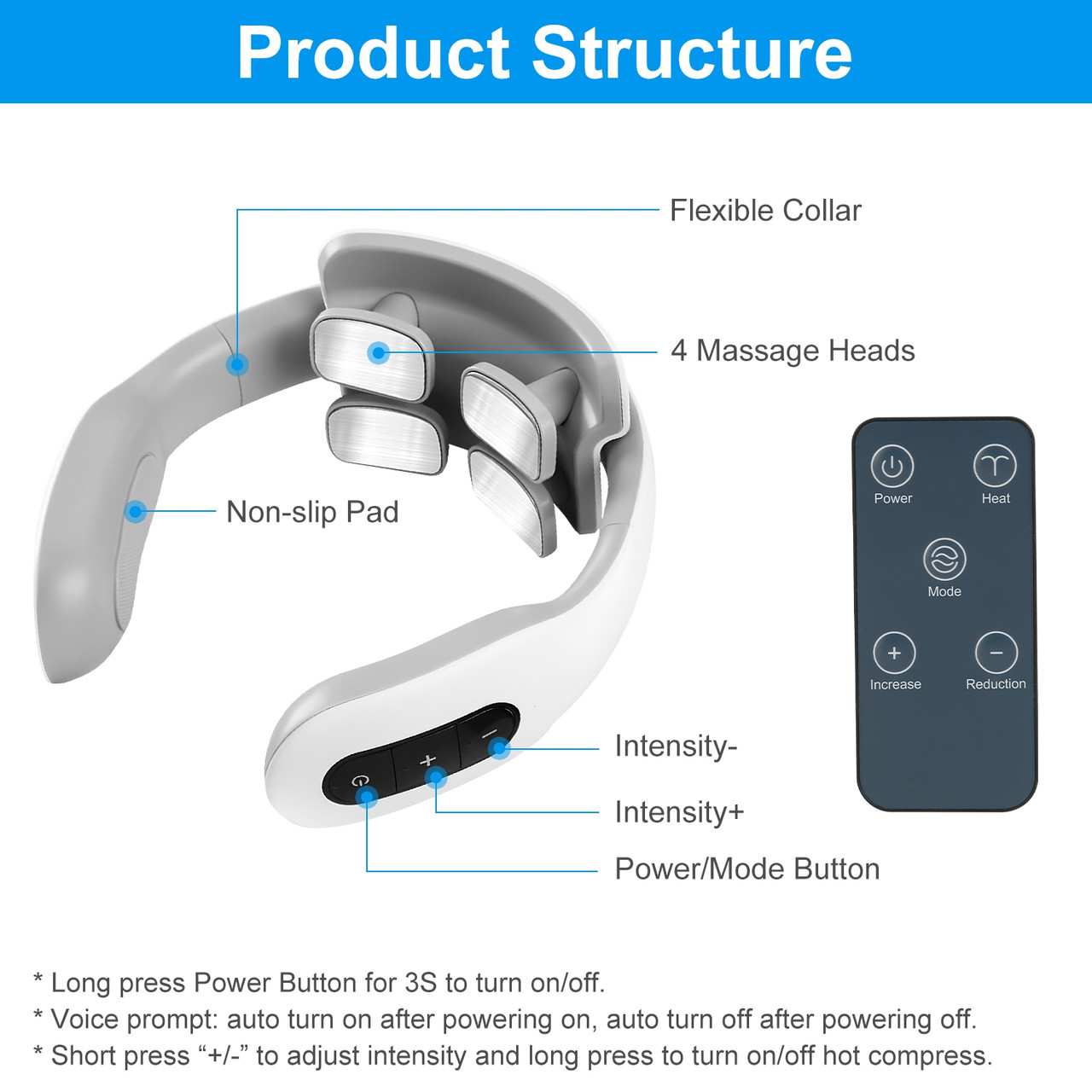 Portable Heated Neck Massager product image