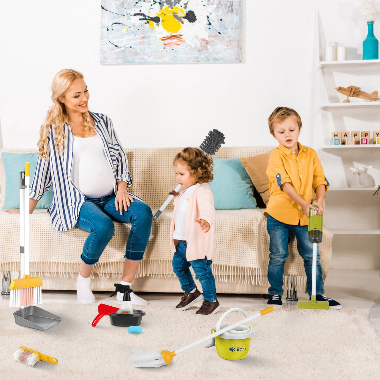 BabyLuv 14-Piece Kids' Cleaning Set product image