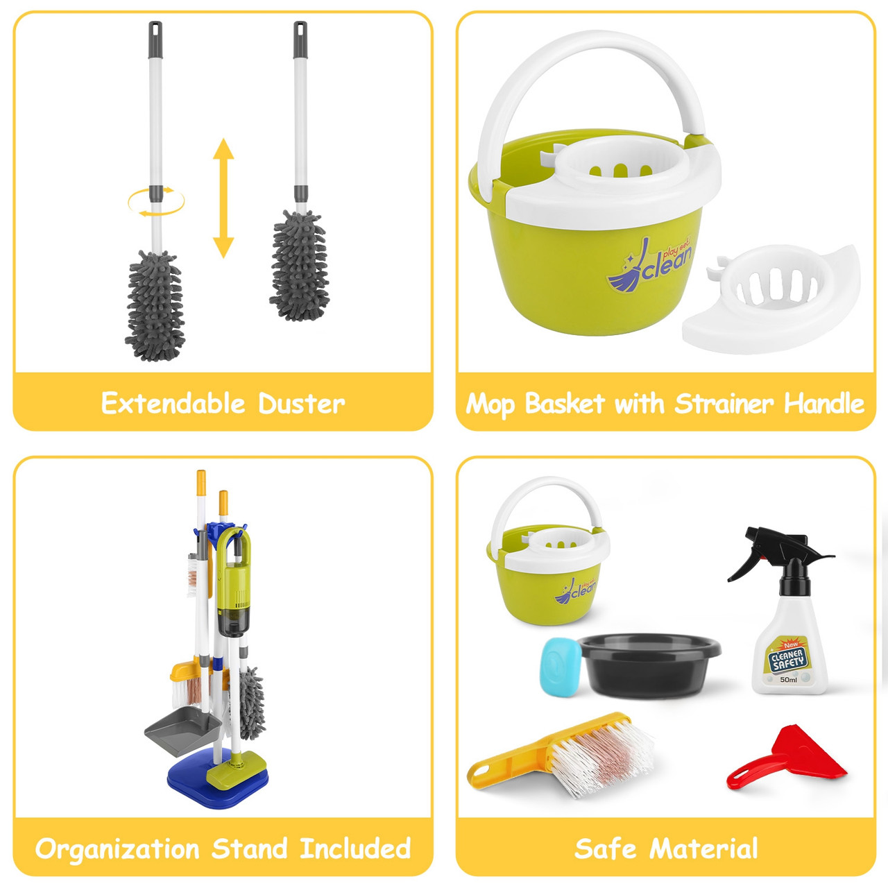 BabyLuv 14-Piece Kids' Cleaning Set product image