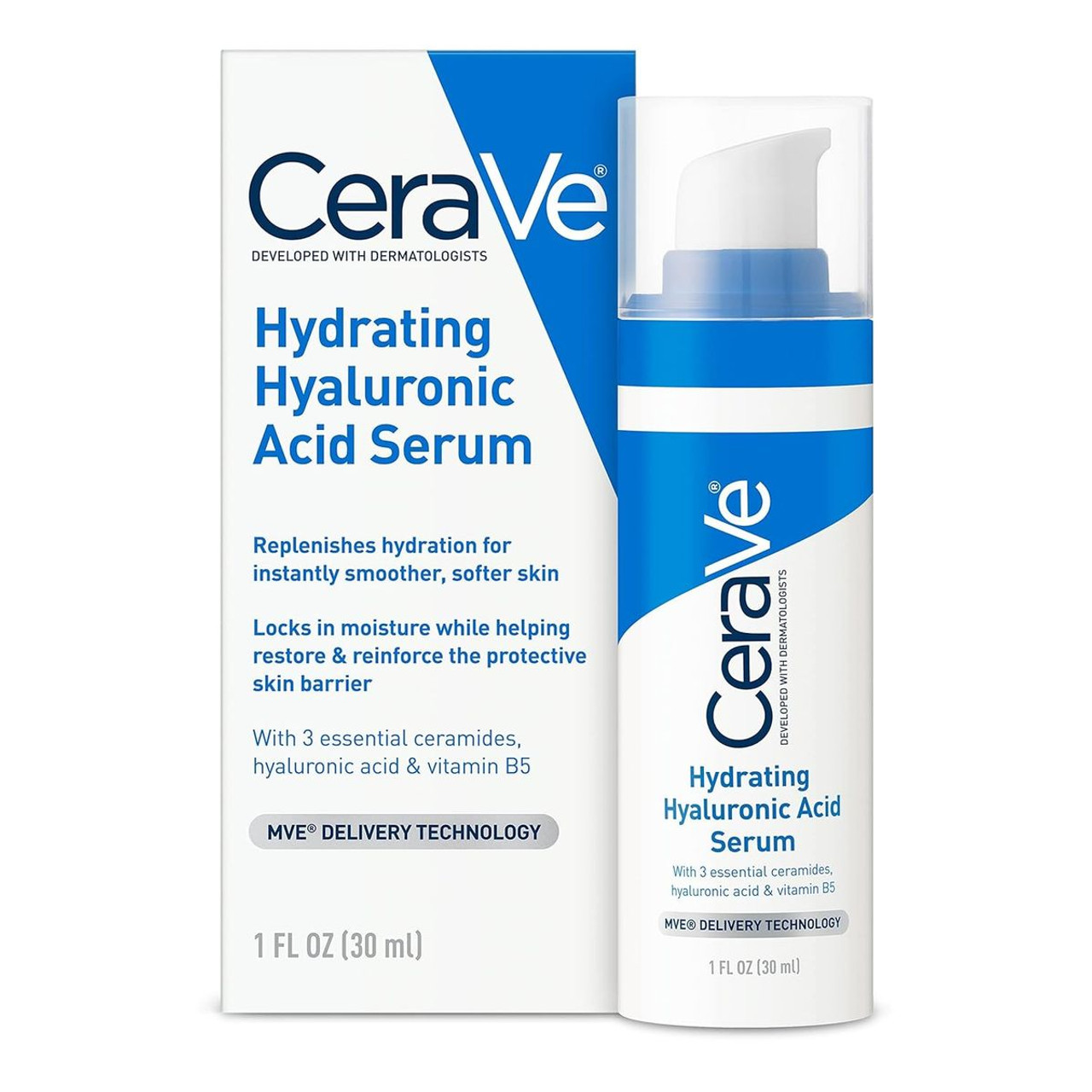 CeraVe Hyaluronic Acid Serum for Face (4-Pack) product image