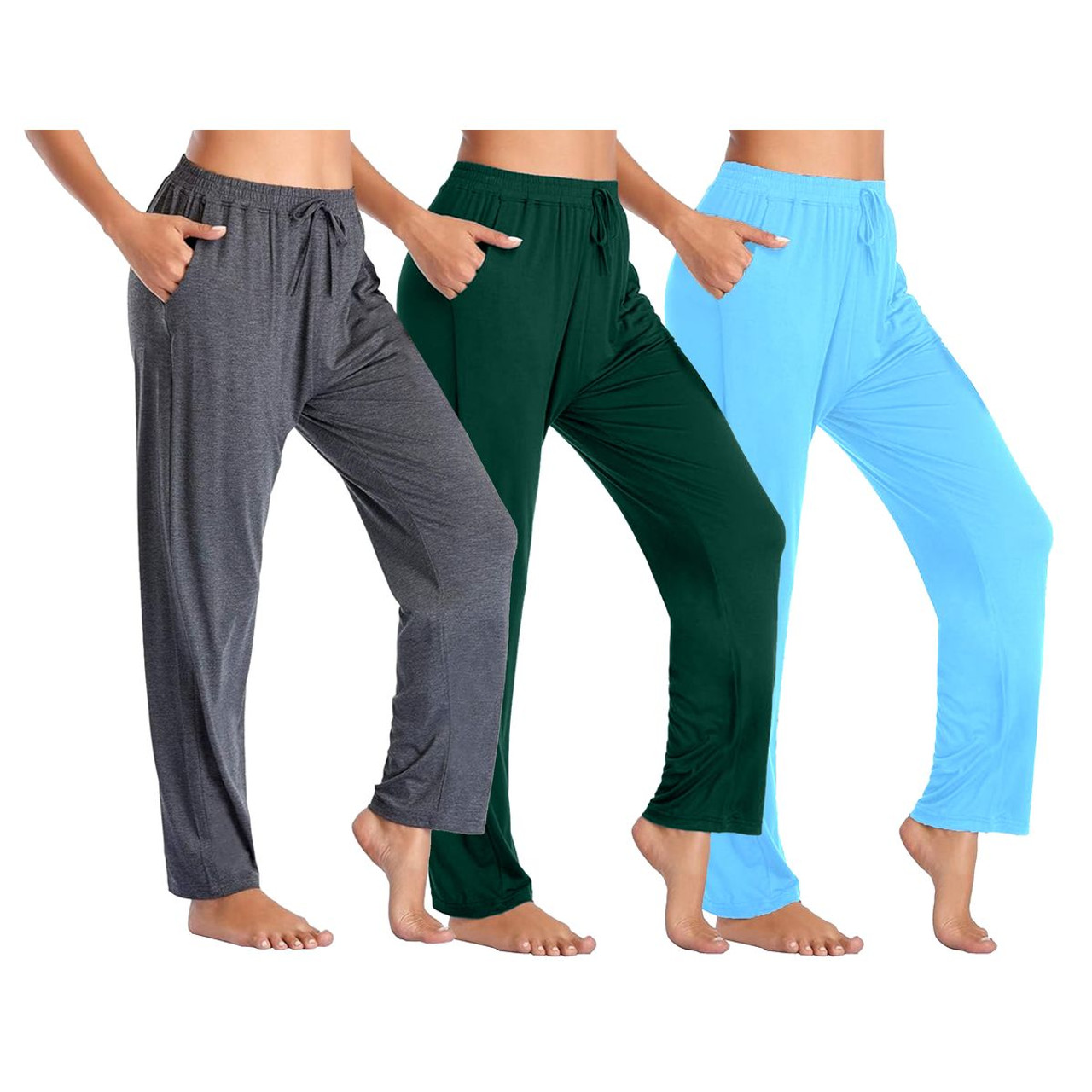  Women's Loose Fit Lounge Pants (3-Pack) product image