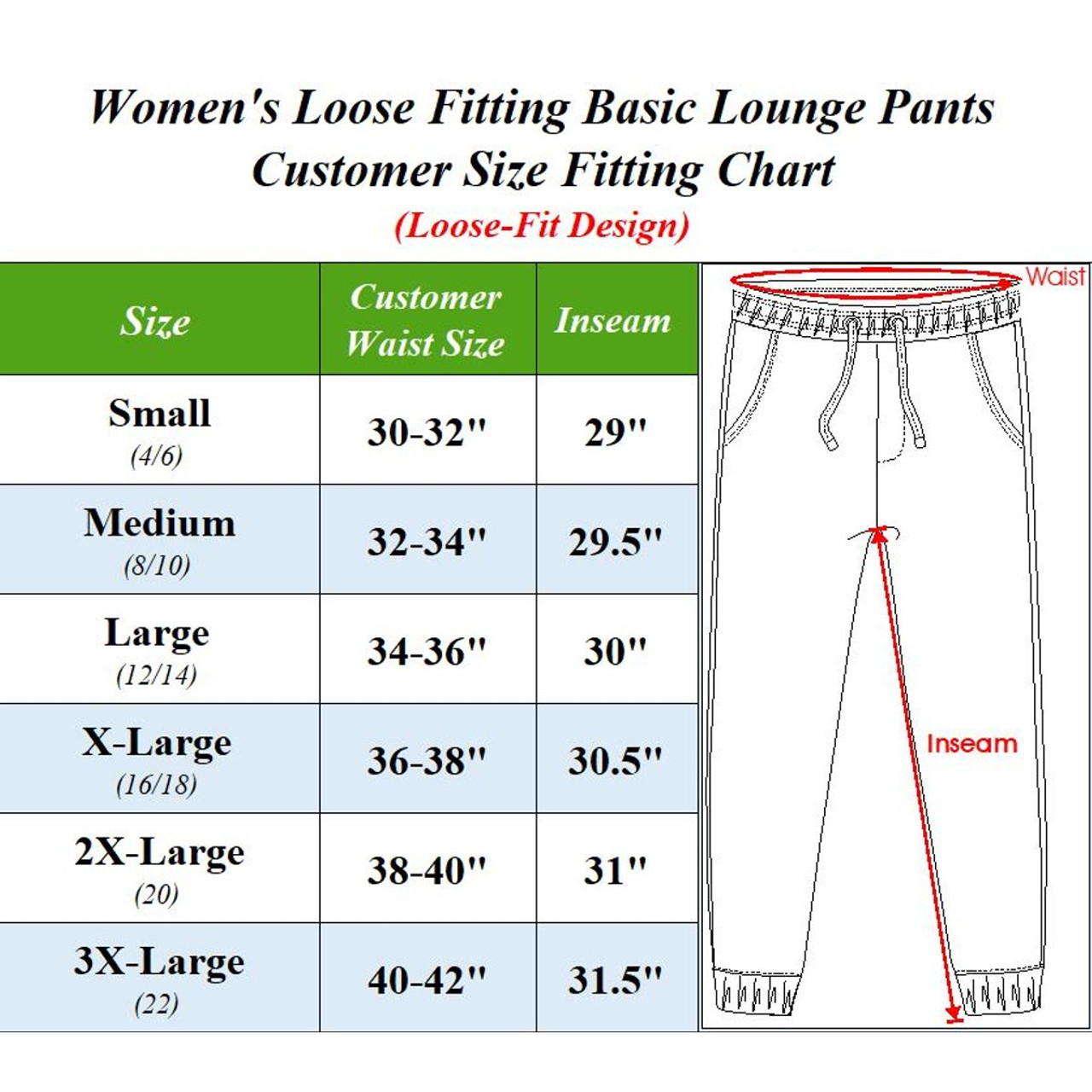  Women's Loose Fit Lounge Pants (3-Pack) product image