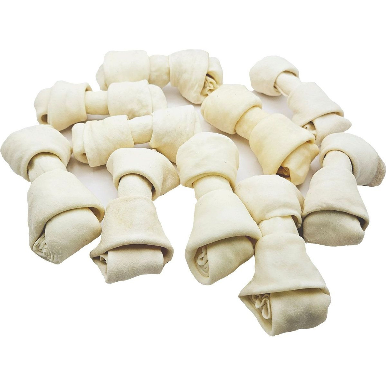 4-5" Knotted Premium Rawhide Dog Treats product image