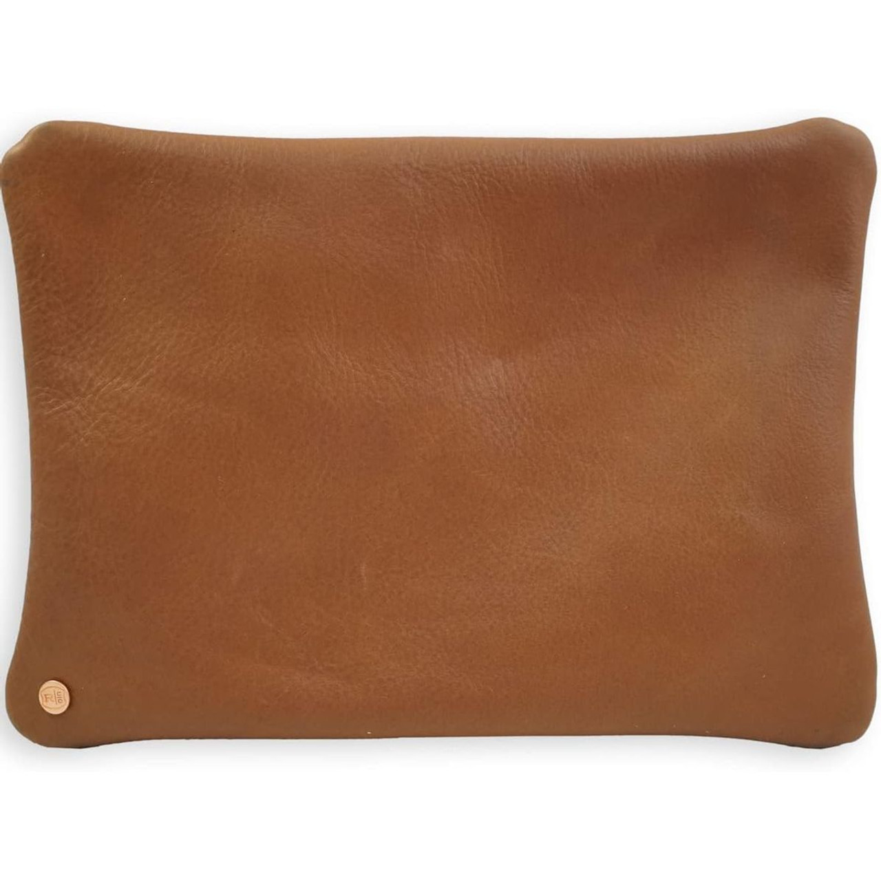 Large Soft Genuine Leather Toiletry/Dopp Kit with Diagonal Zipper product image