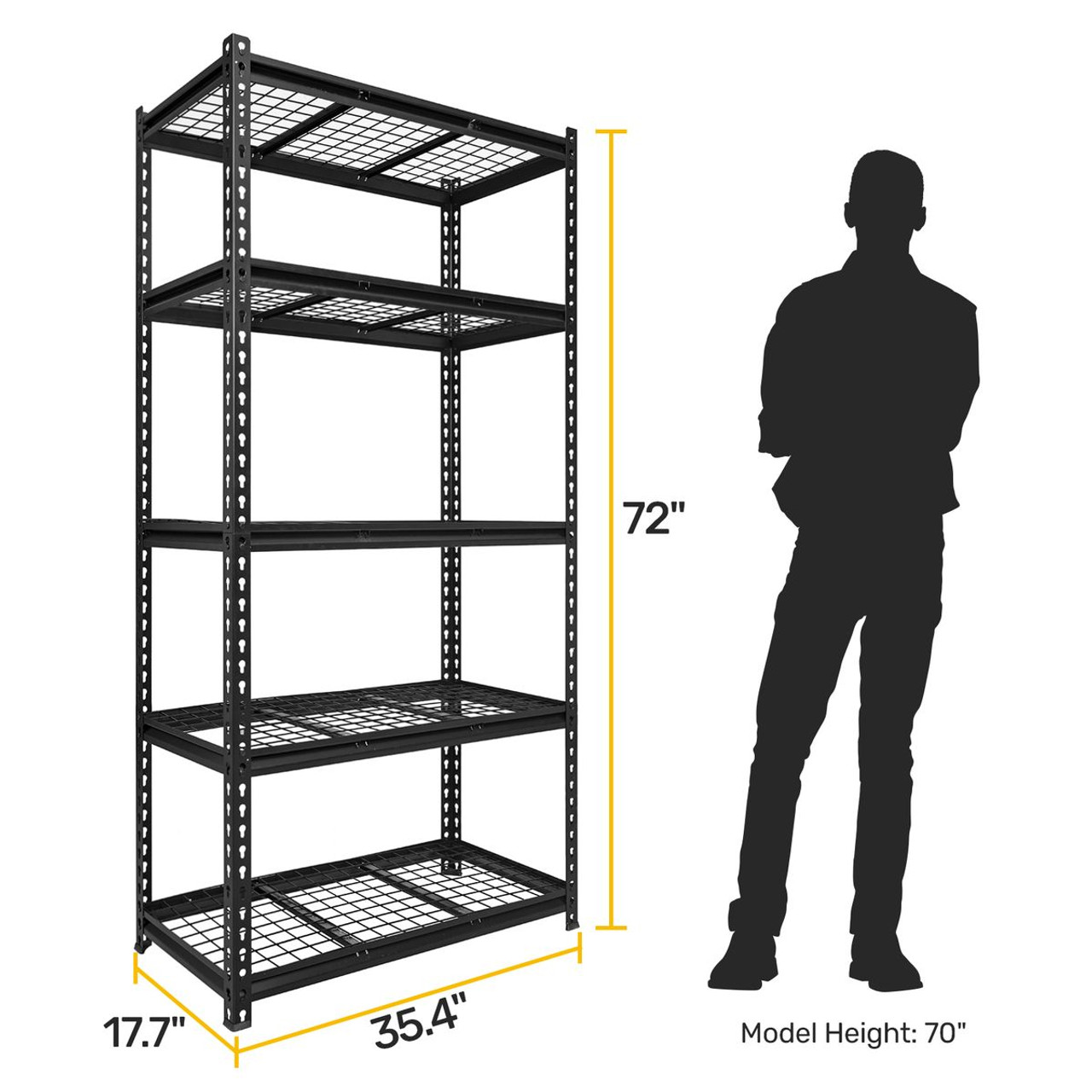 5-Shelf Heavy Duty Storage Rack product image