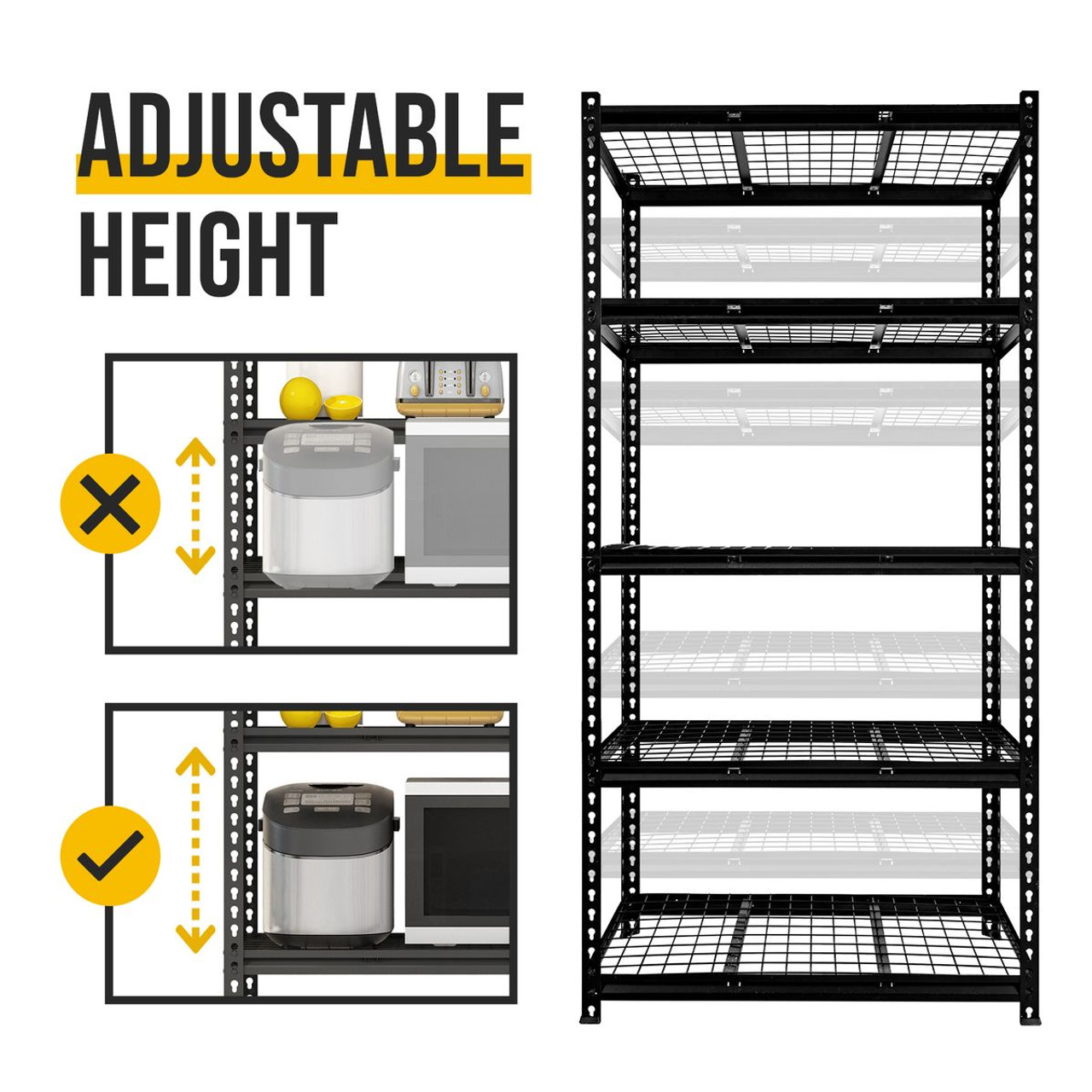5-Shelf Heavy Duty Storage Rack product image
