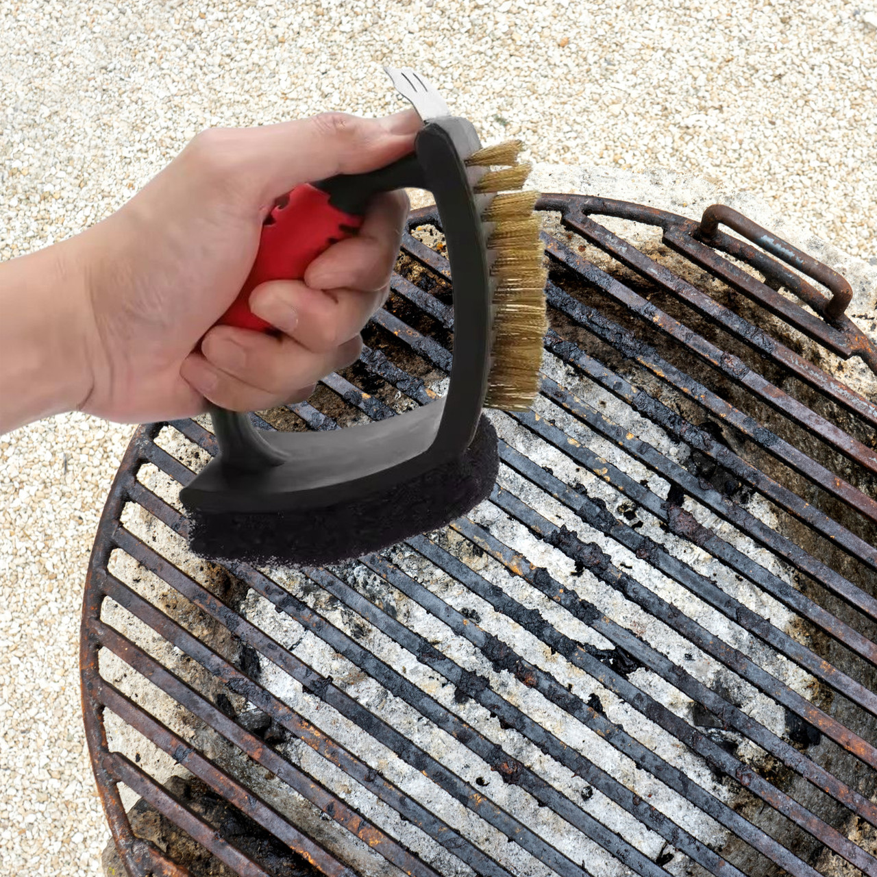 Seamless Outdoors 3-in-1 BBQ Cleaning Brush product image