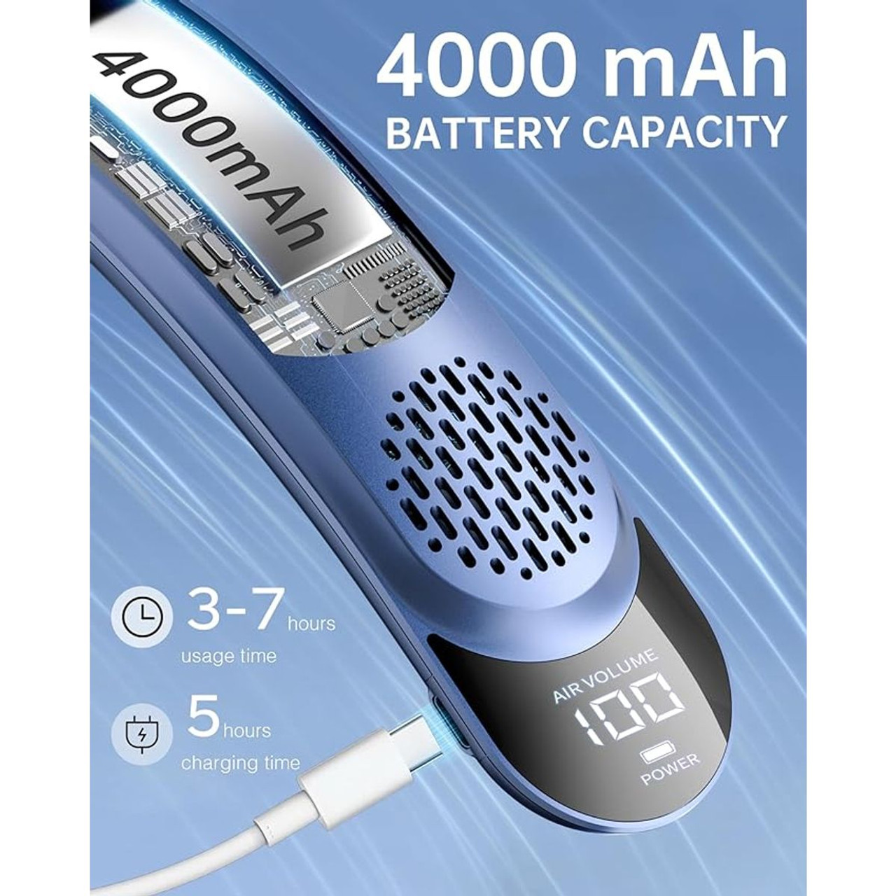 Bladeless 4 Turbo Portable Neck Fan product image