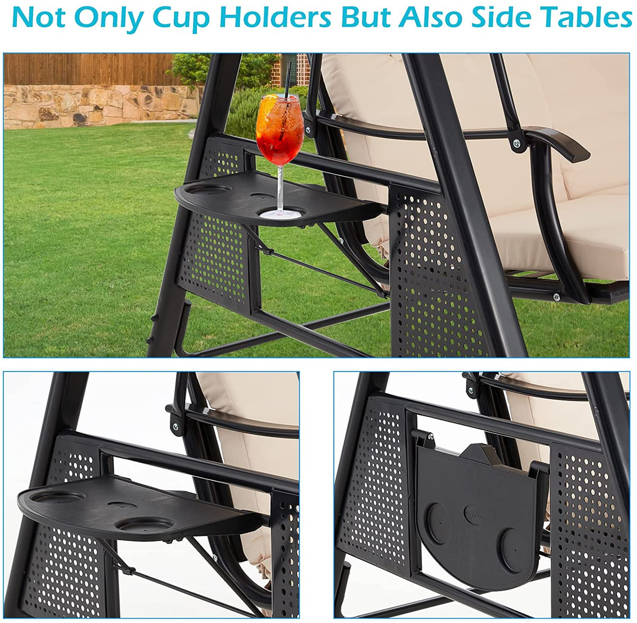 Outdoor Canopy Porch Swing (2- or 3-Seat) product image