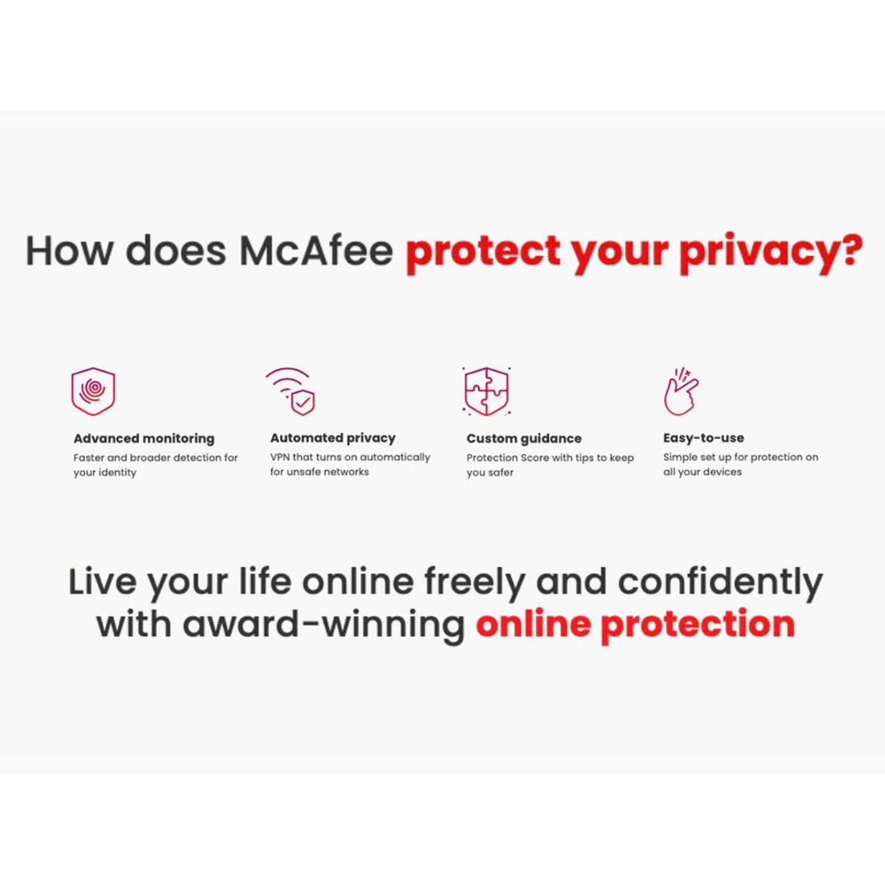 McAfee Total Protection 5-Device, 1- or 2-Year Subscription [Digital Delivery] product image