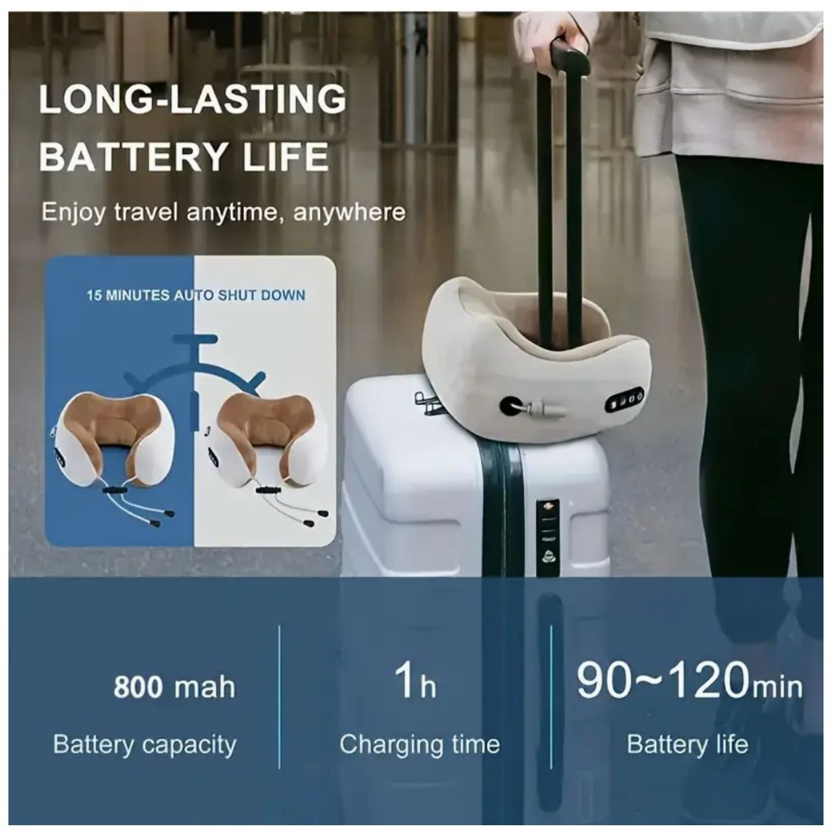 U-Shaped Neck Massager Travel Pillow product image