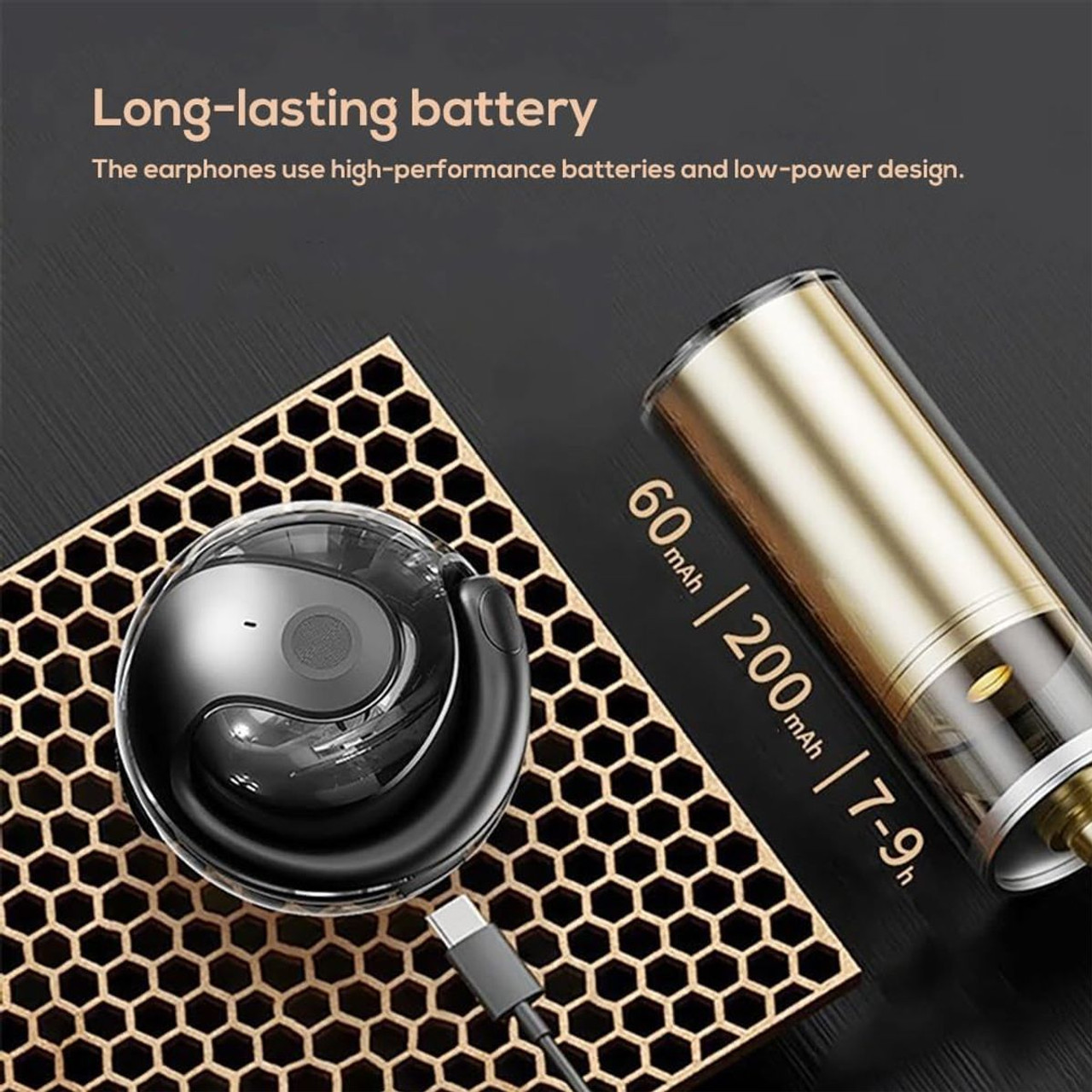 Mini AI Translator Earphones for Travel and Language Learning product image