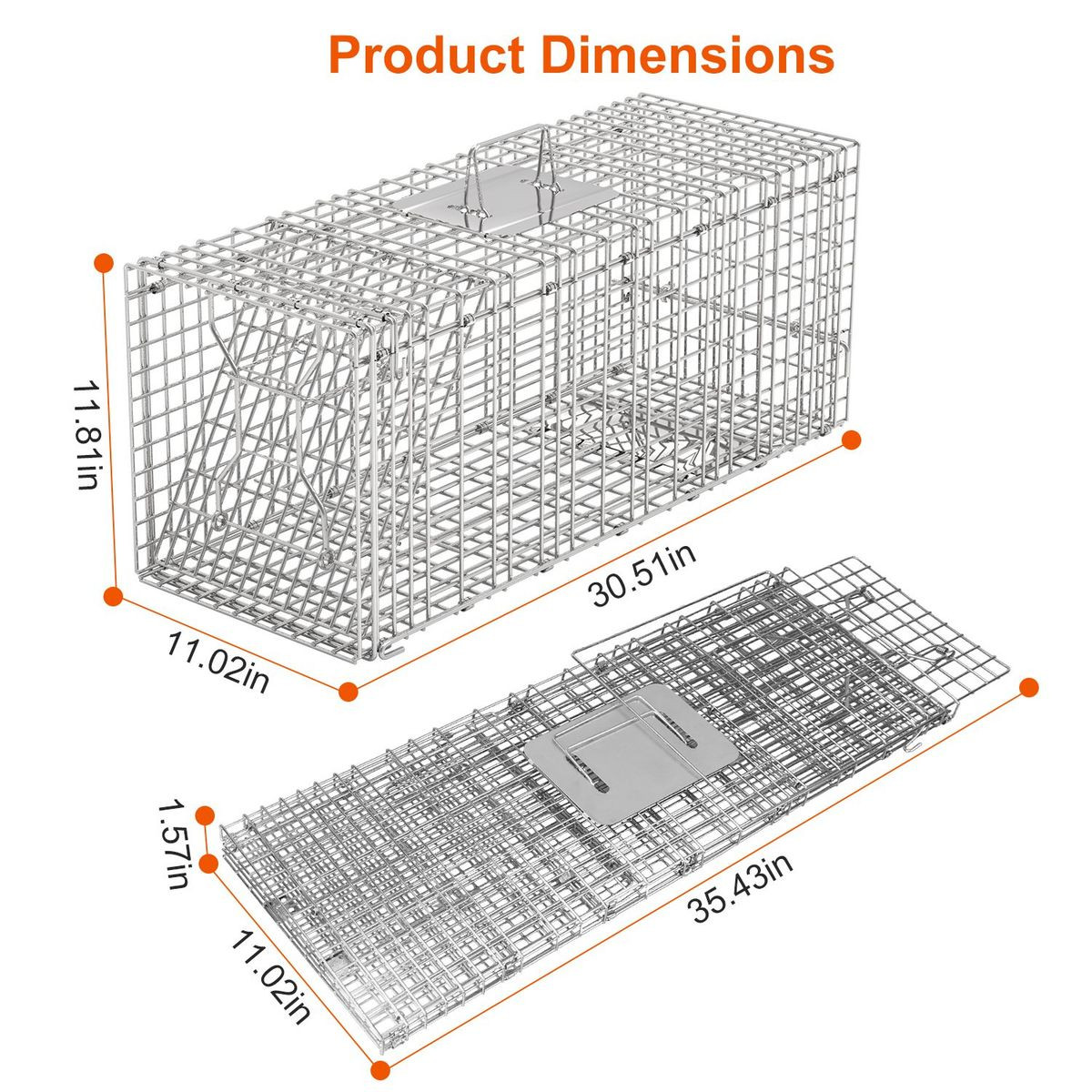 Imountek Collapsible Animal Trap Cage product image