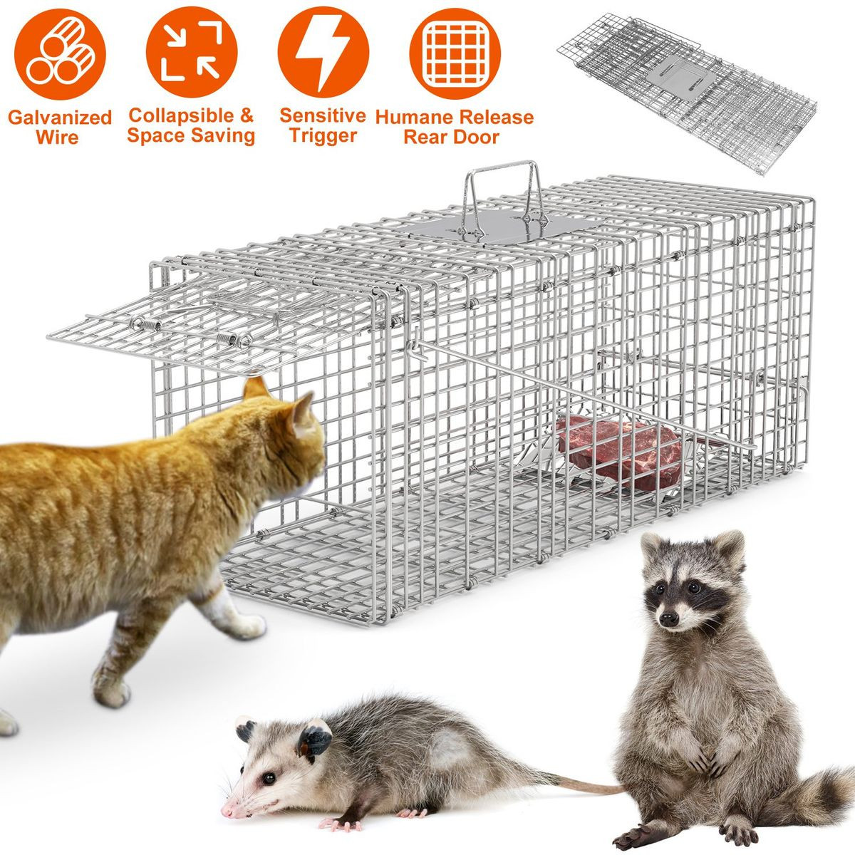 Imountek Collapsible Animal Trap Cage product image